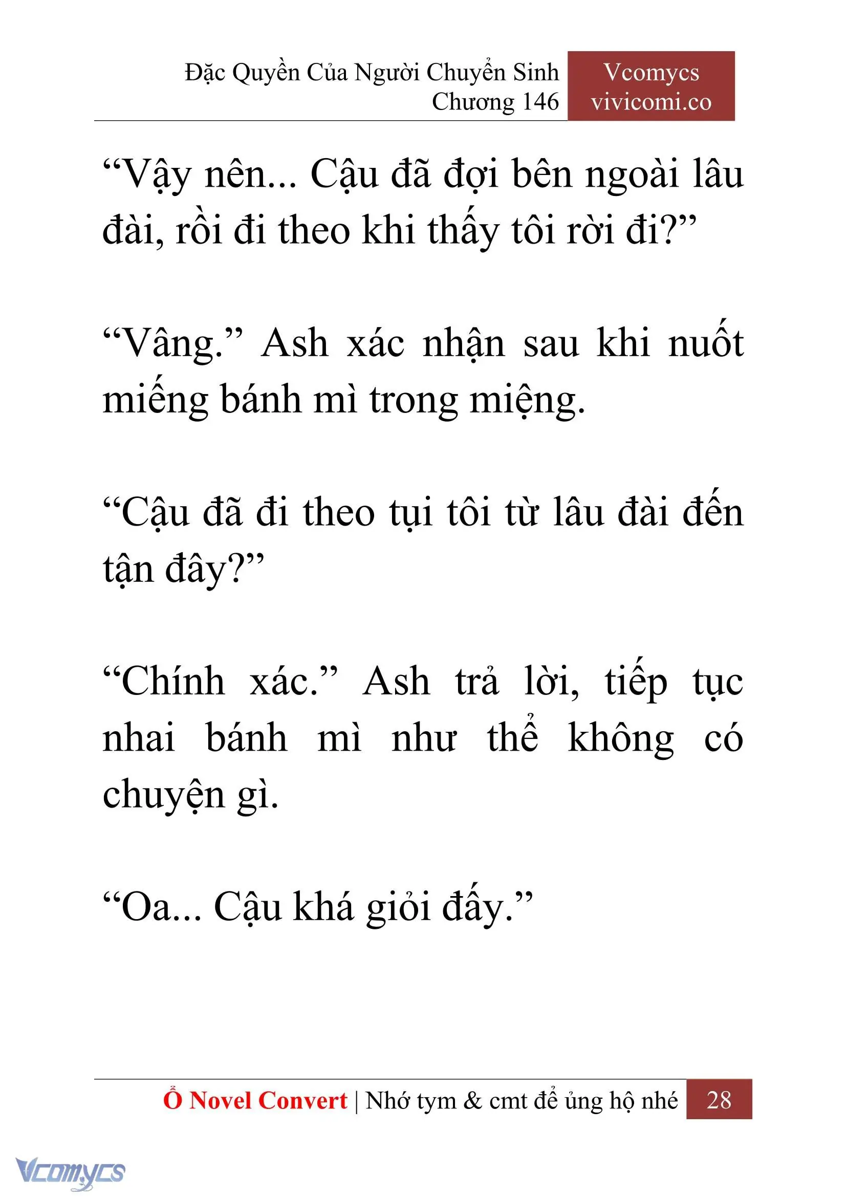 [Novel] Đặc Quyền Của Người Chuyển Sinh Chapter 146 - Trang 31