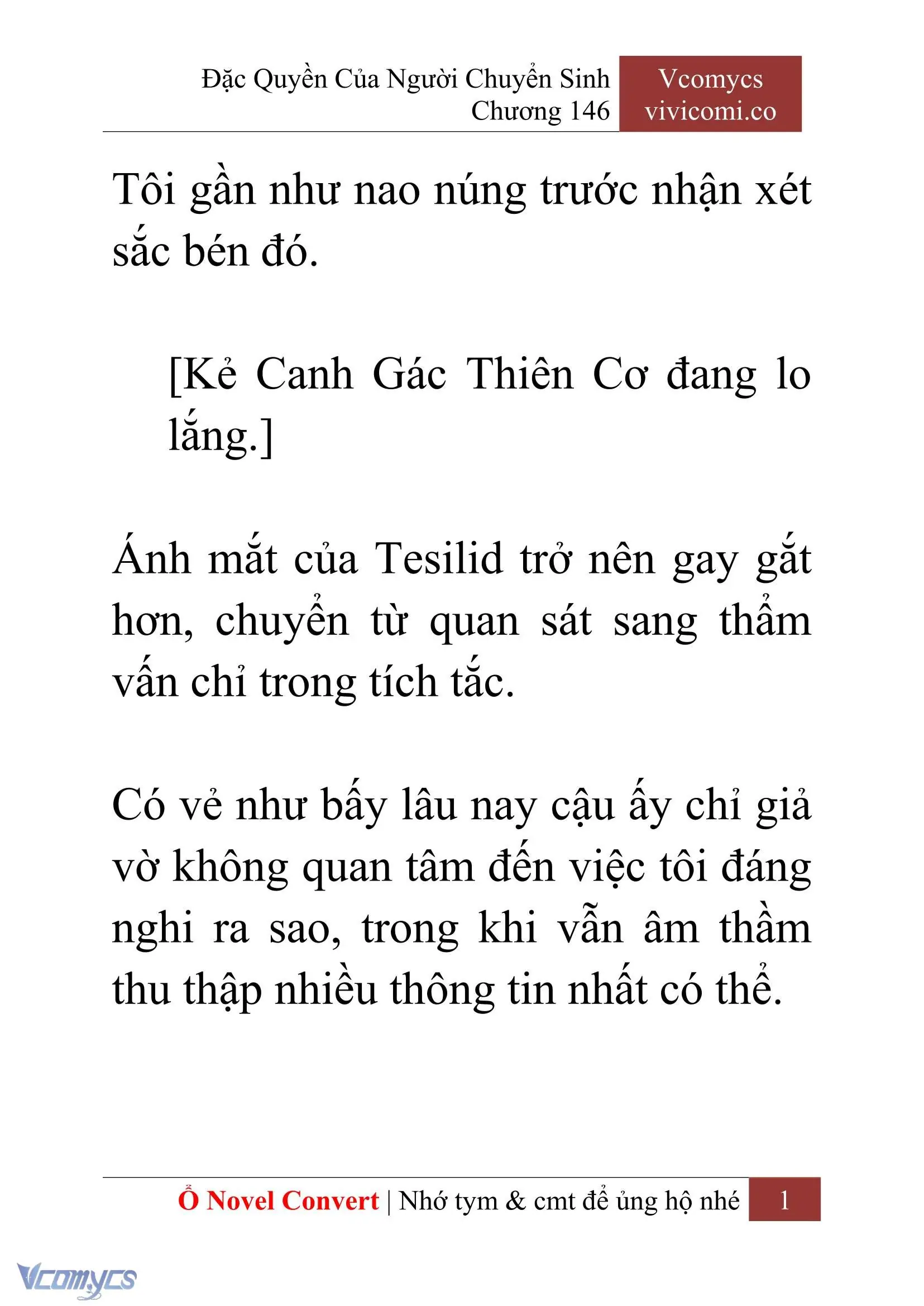 [Novel] Đặc Quyền Của Người Chuyển Sinh Chapter 146 - Trang 4