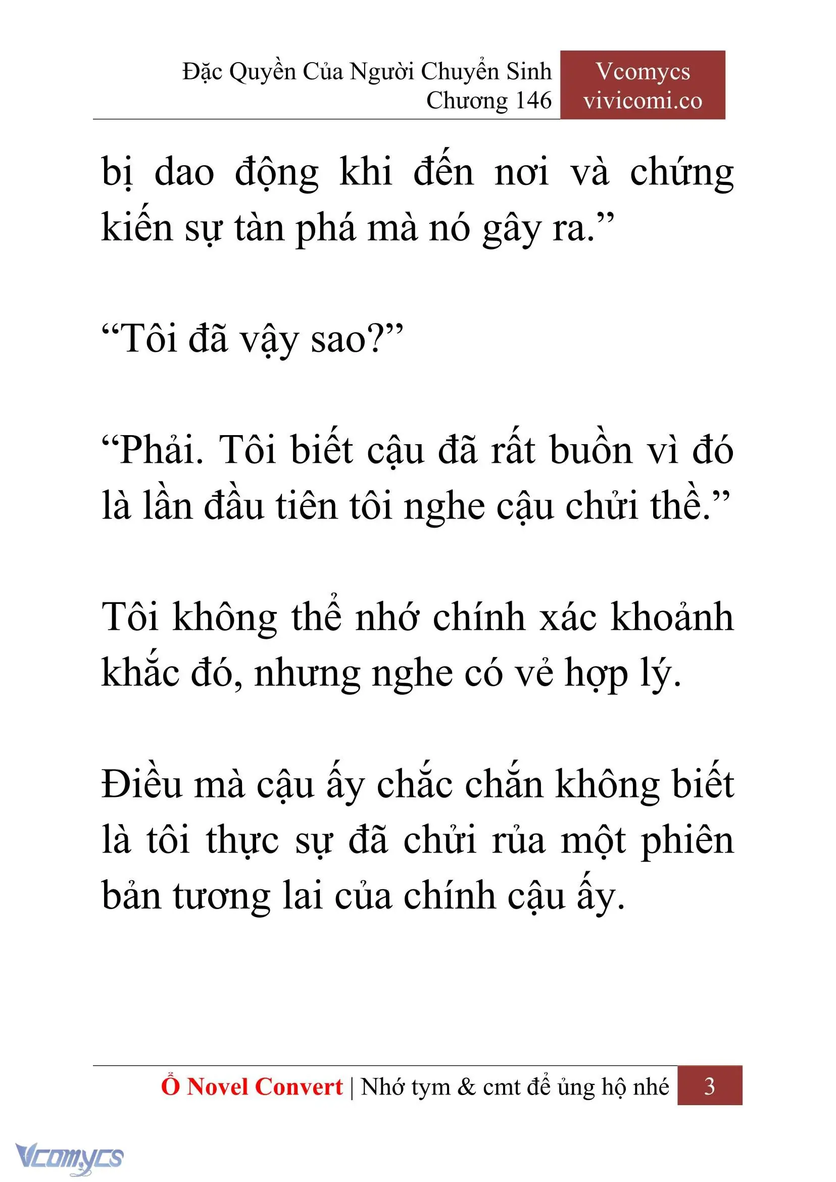 [Novel] Đặc Quyền Của Người Chuyển Sinh Chapter 146 - Trang 6