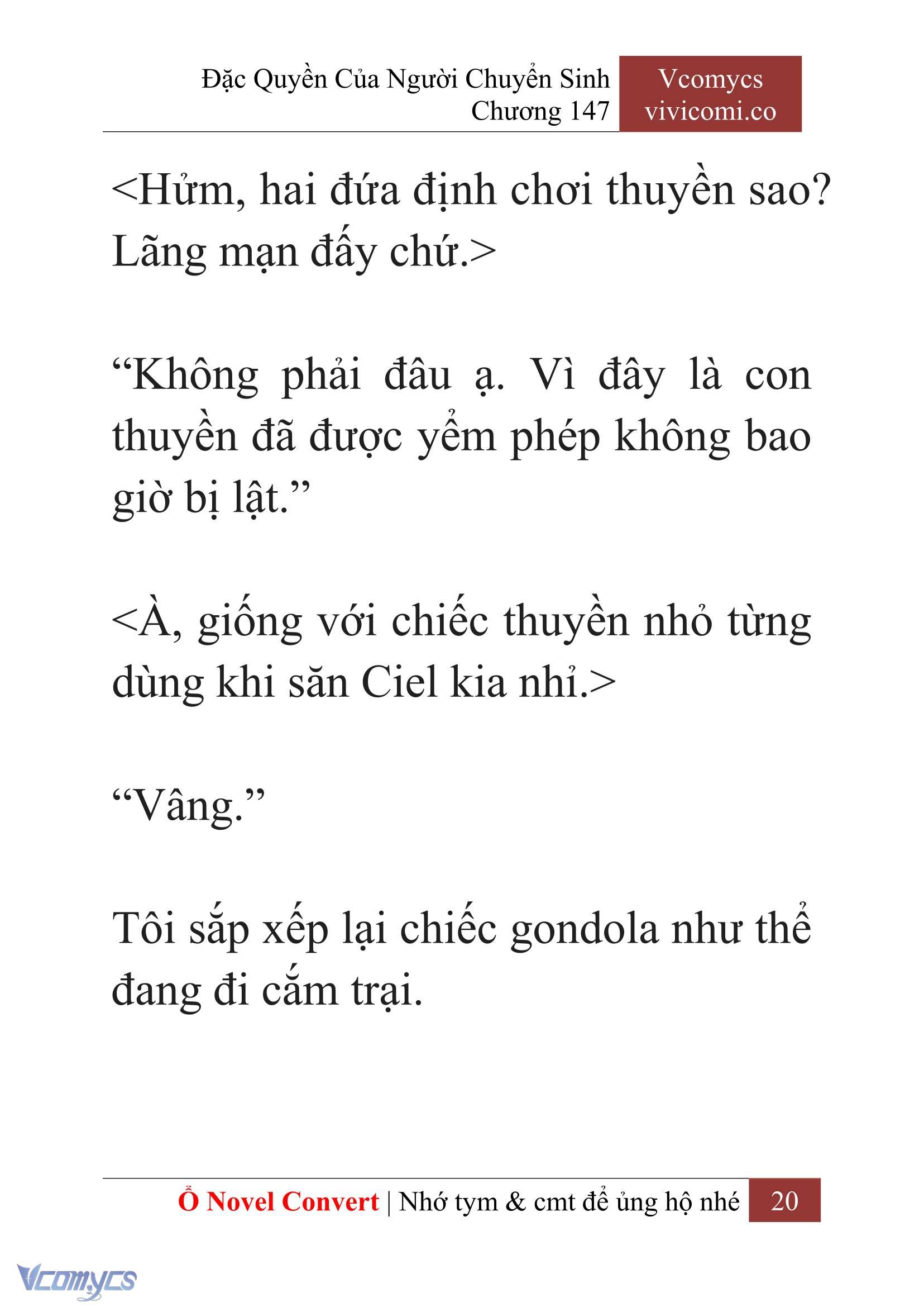 [Novel] Đặc Quyền Của Người Chuyển Sinh Chapter 147 - Trang 23