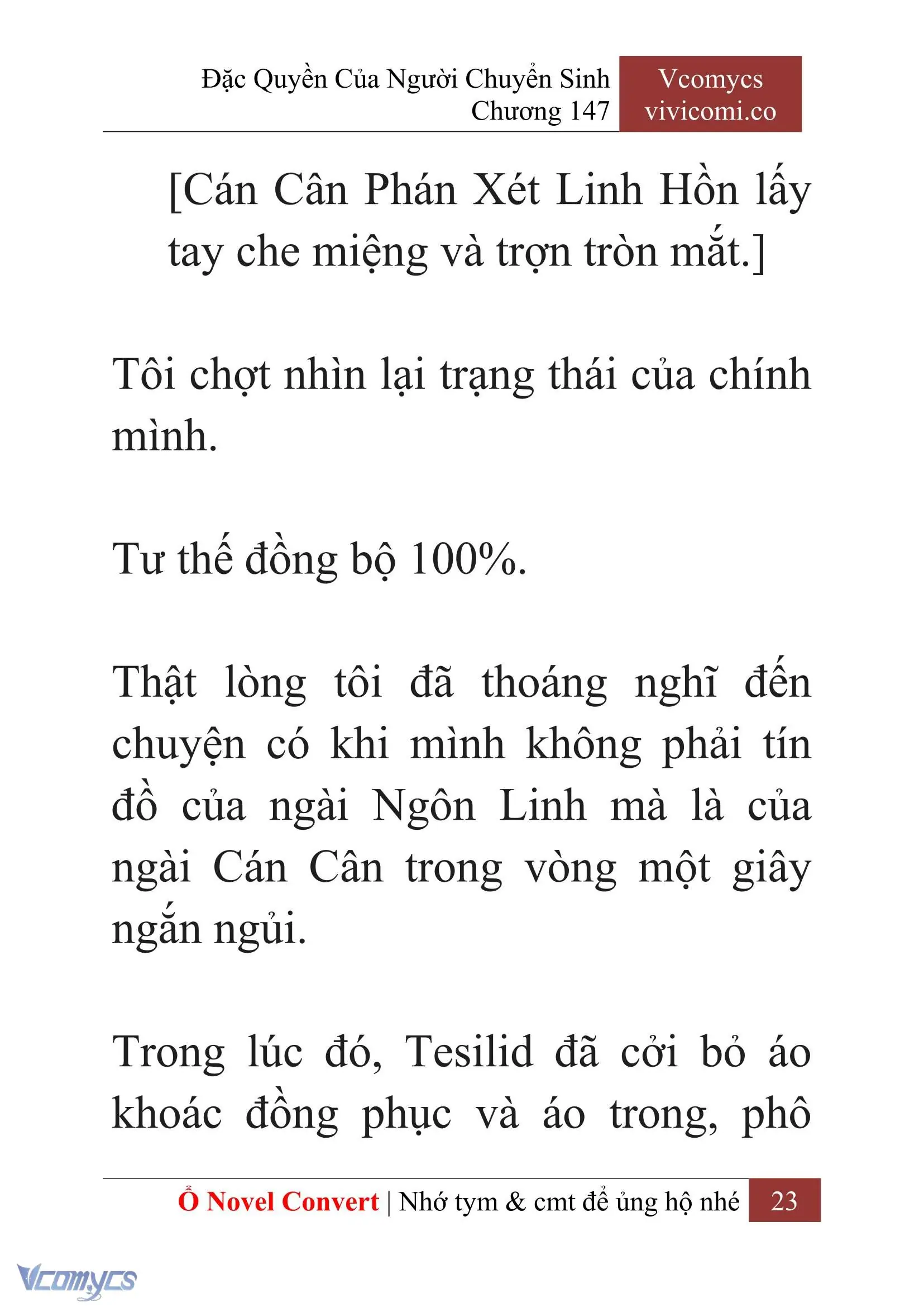 [Novel] Đặc Quyền Của Người Chuyển Sinh Chapter 147 - Trang 26