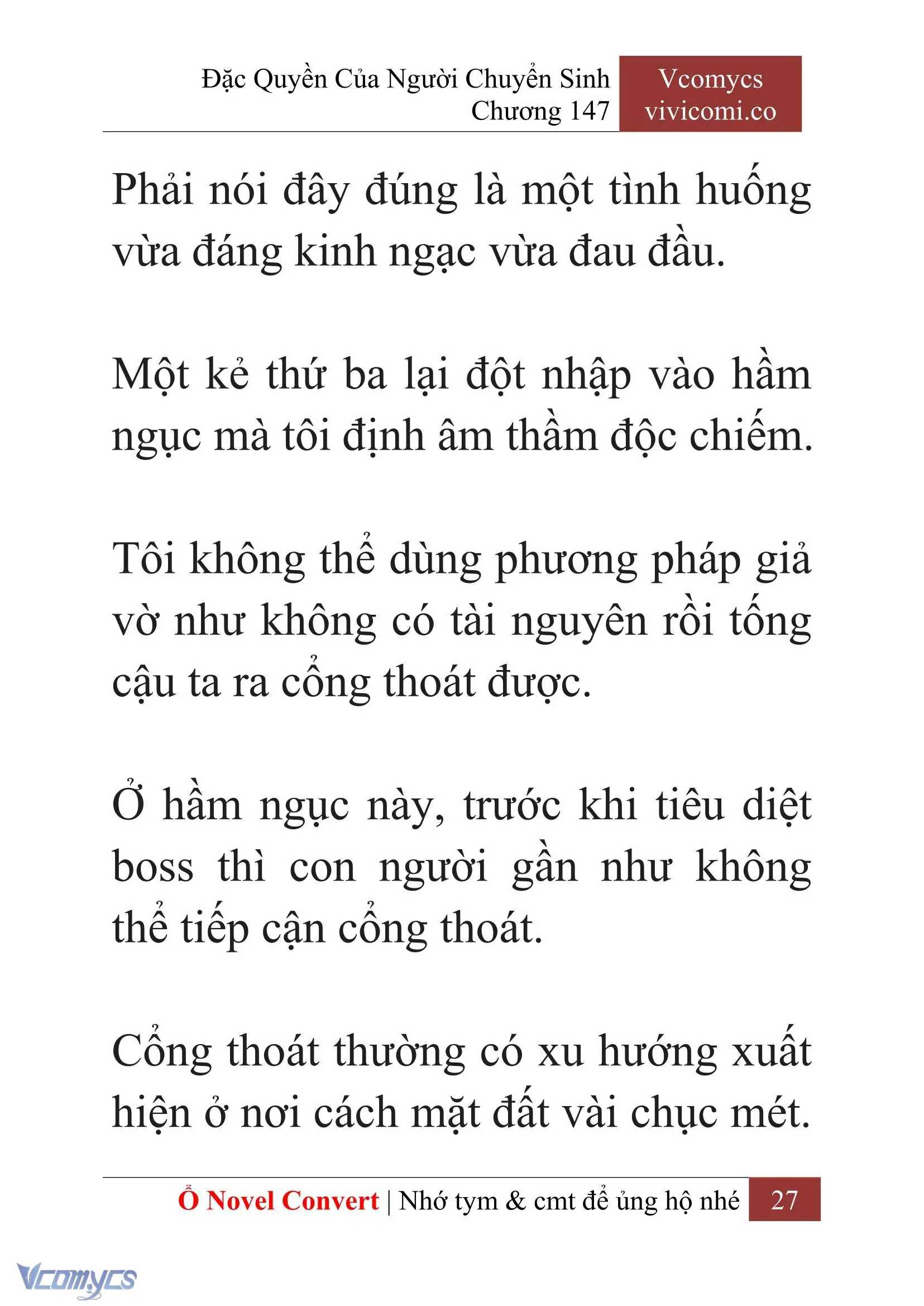 [Novel] Đặc Quyền Của Người Chuyển Sinh Chapter 147 - Trang 30