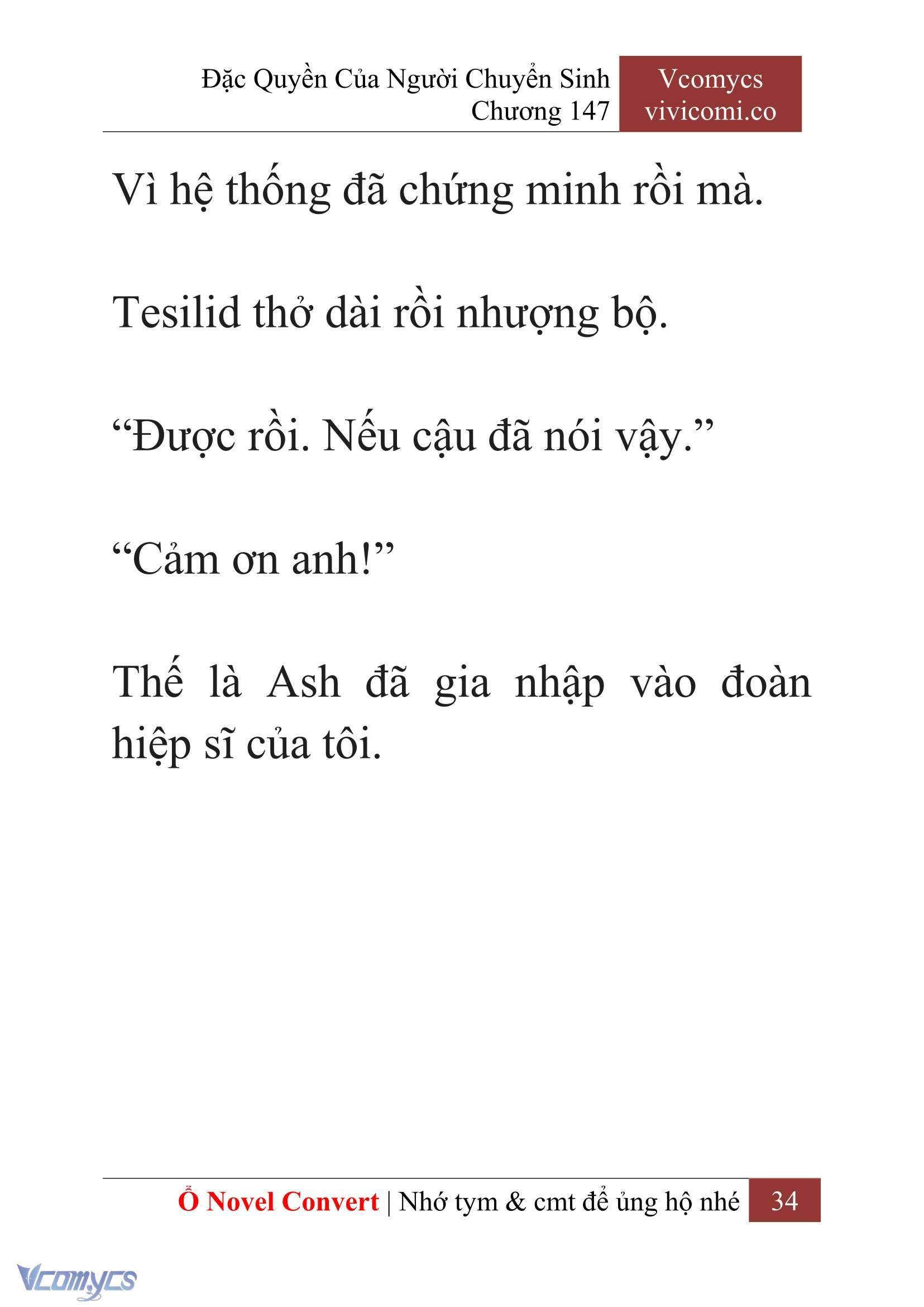 [Novel] Đặc Quyền Của Người Chuyển Sinh Chapter 147 - Trang 37