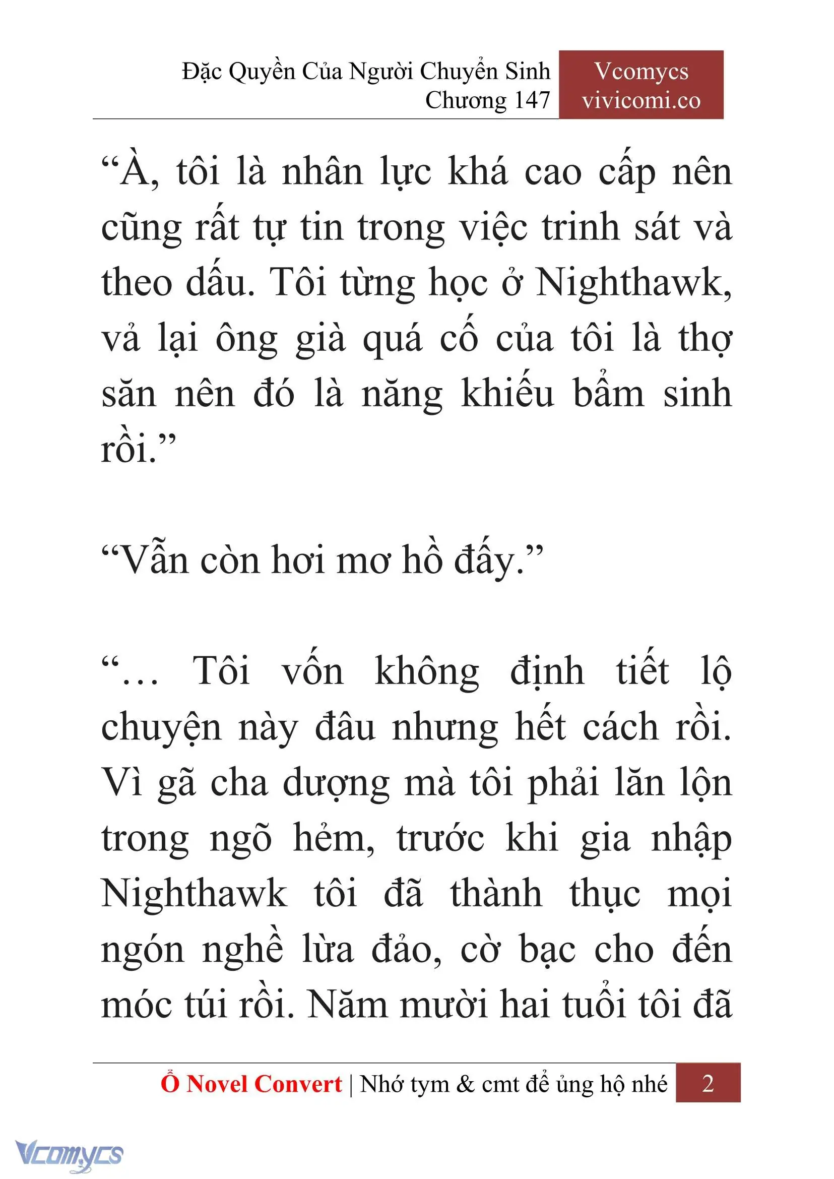 [Novel] Đặc Quyền Của Người Chuyển Sinh Chapter 147 - Trang 5