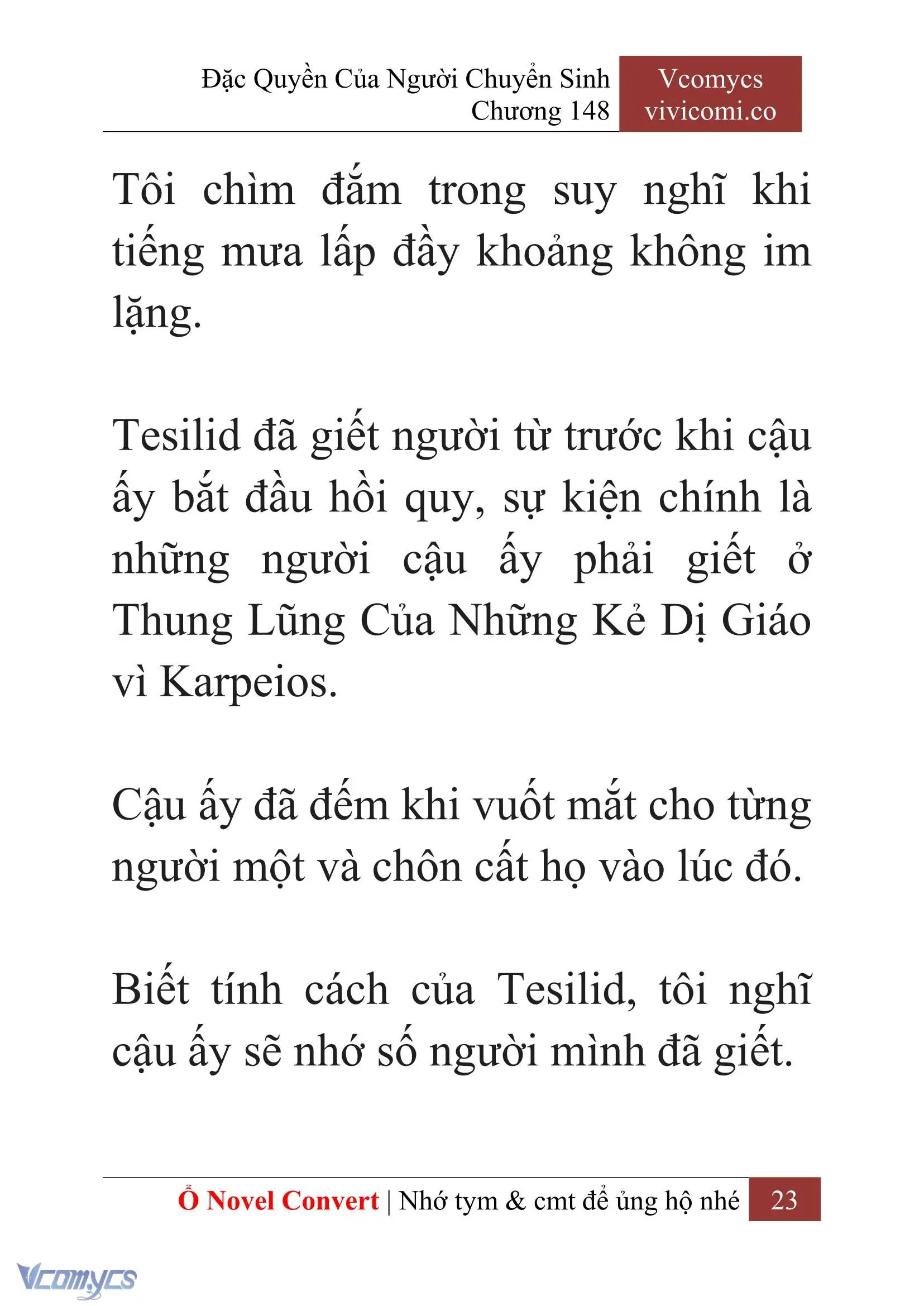 [Novel] Đặc Quyền Của Người Chuyển Sinh Chapter 148 - Trang 26
