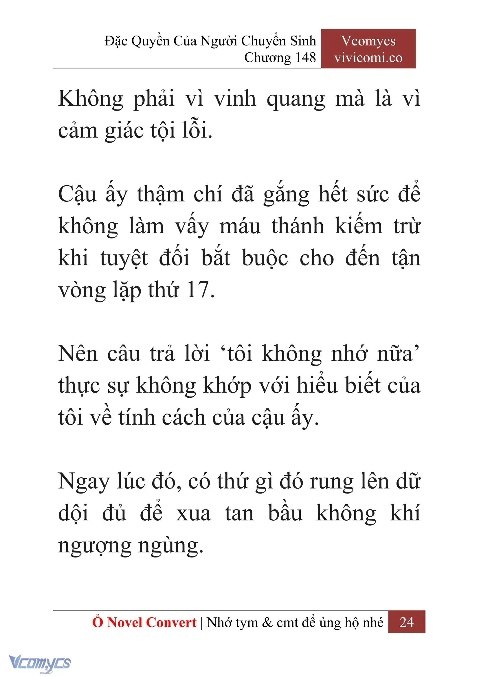 [Novel] Đặc Quyền Của Người Chuyển Sinh Chapter 148 - Trang 27
