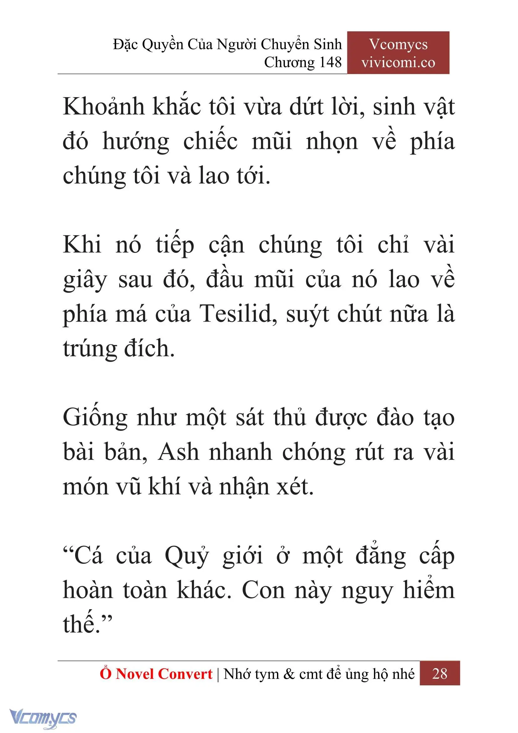 [Novel] Đặc Quyền Của Người Chuyển Sinh Chapter 148 - Trang 31