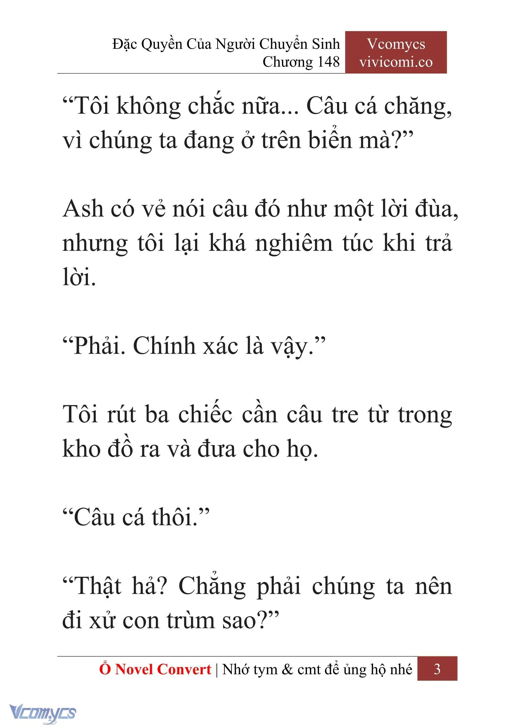[Novel] Đặc Quyền Của Người Chuyển Sinh Chapter 148 - Trang 6