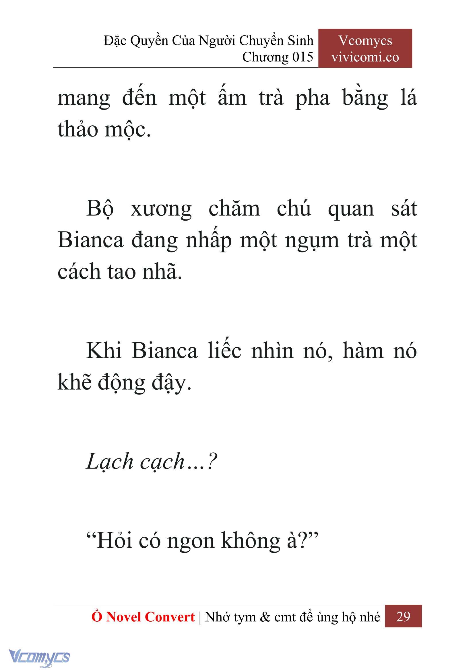 [Novel] Đặc Quyền Của Người Chuyển Sinh Chapter 15 - Trang 32