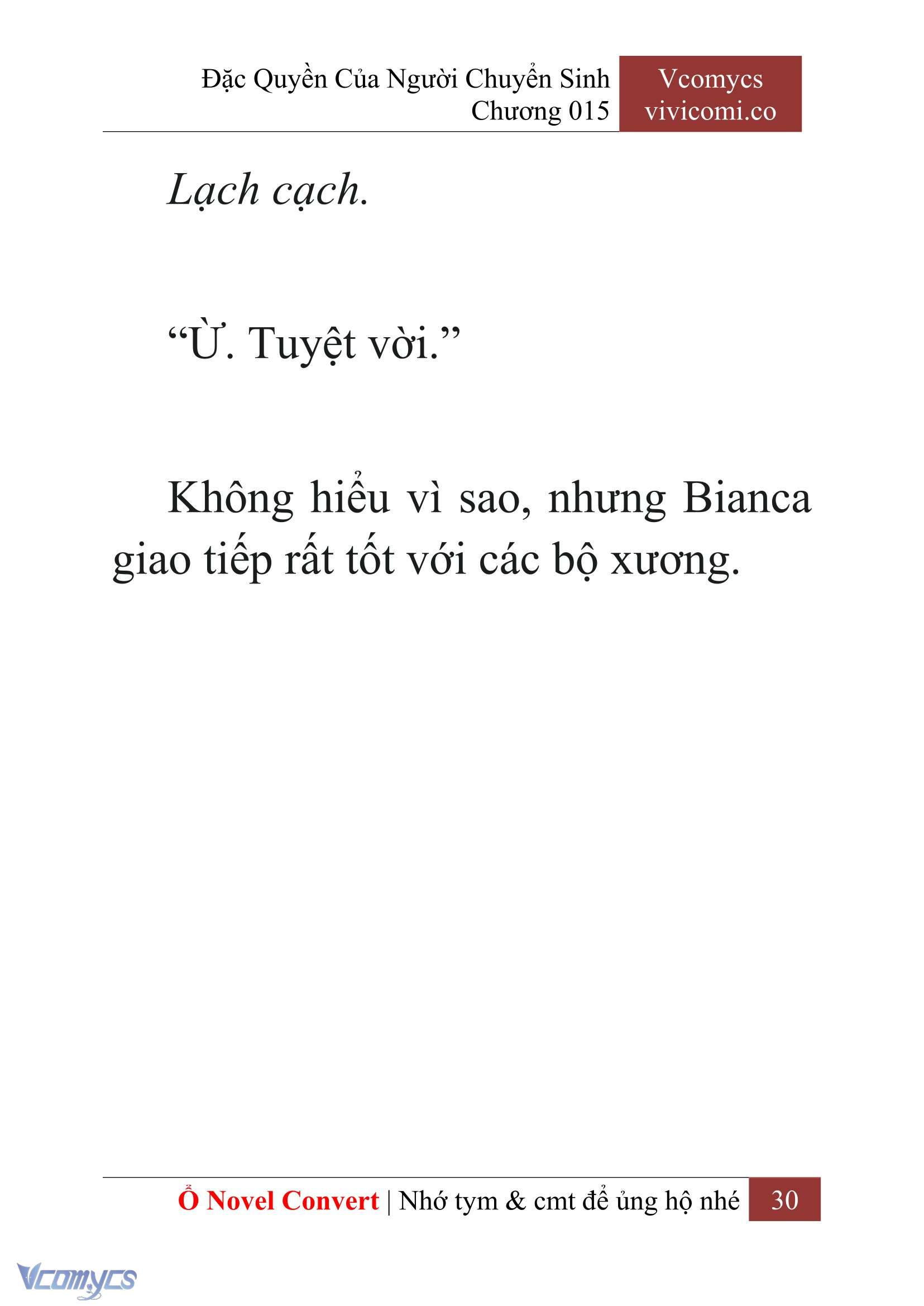 [Novel] Đặc Quyền Của Người Chuyển Sinh Chapter 15 - Trang 33
