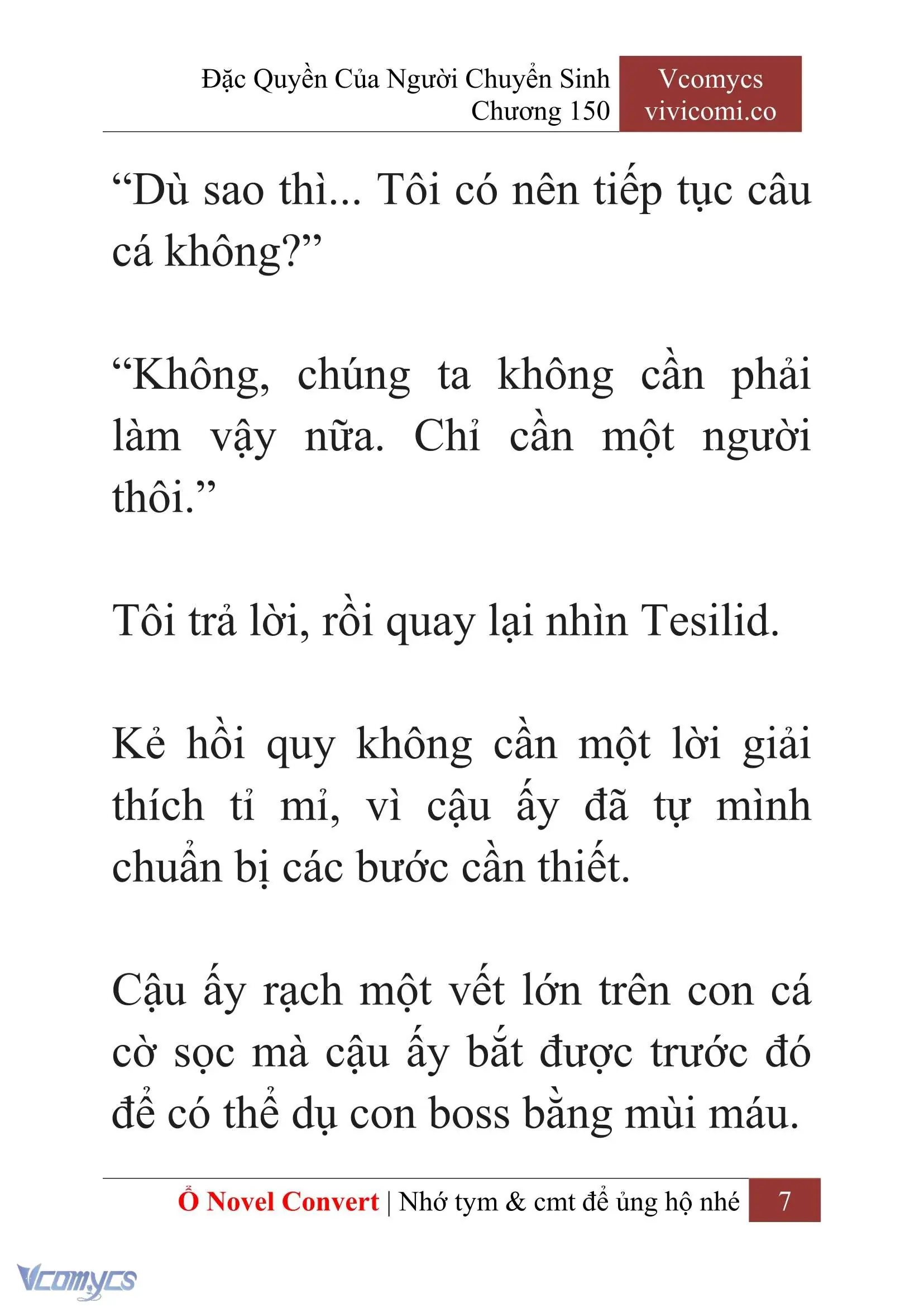 [Novel] Đặc Quyền Của Người Chuyển Sinh Chapter 150 - Trang 10