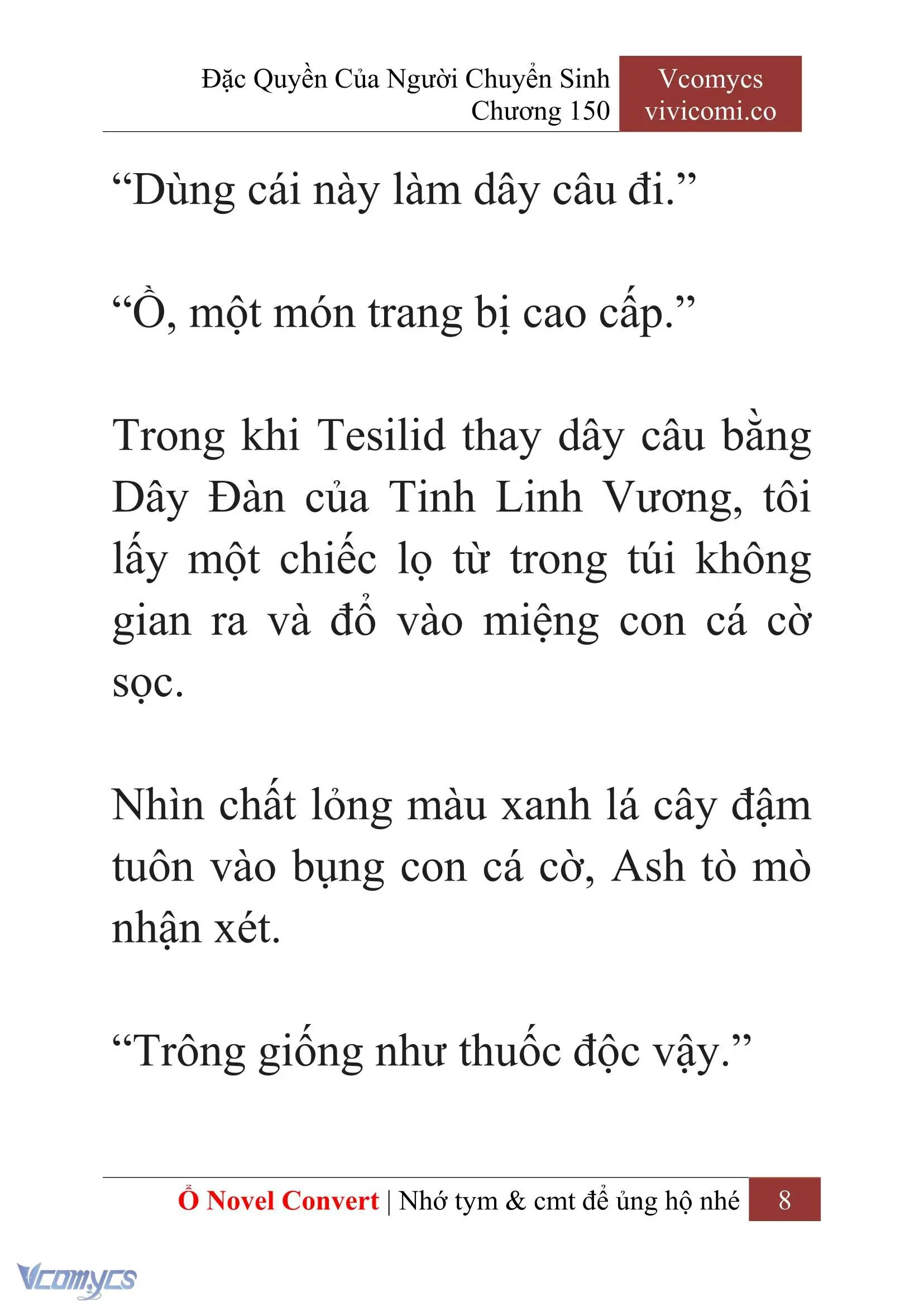 [Novel] Đặc Quyền Của Người Chuyển Sinh Chapter 150 - Trang 11