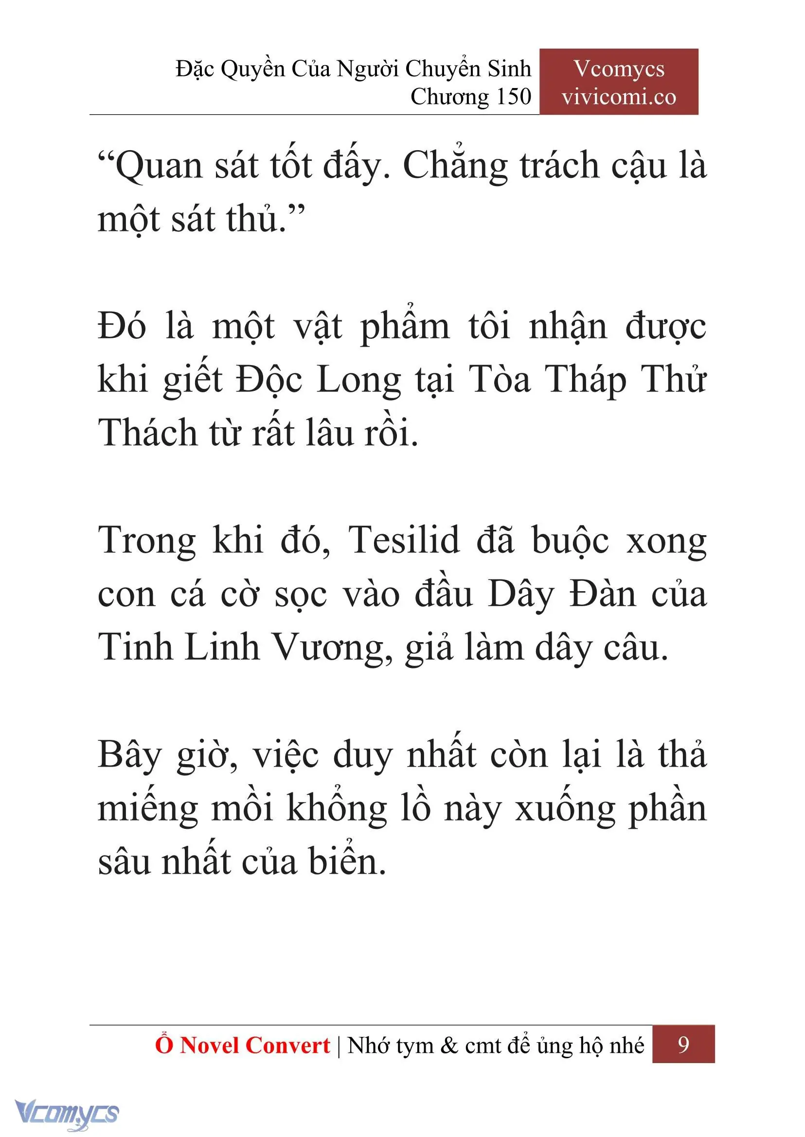 [Novel] Đặc Quyền Của Người Chuyển Sinh Chapter 150 - Trang 12