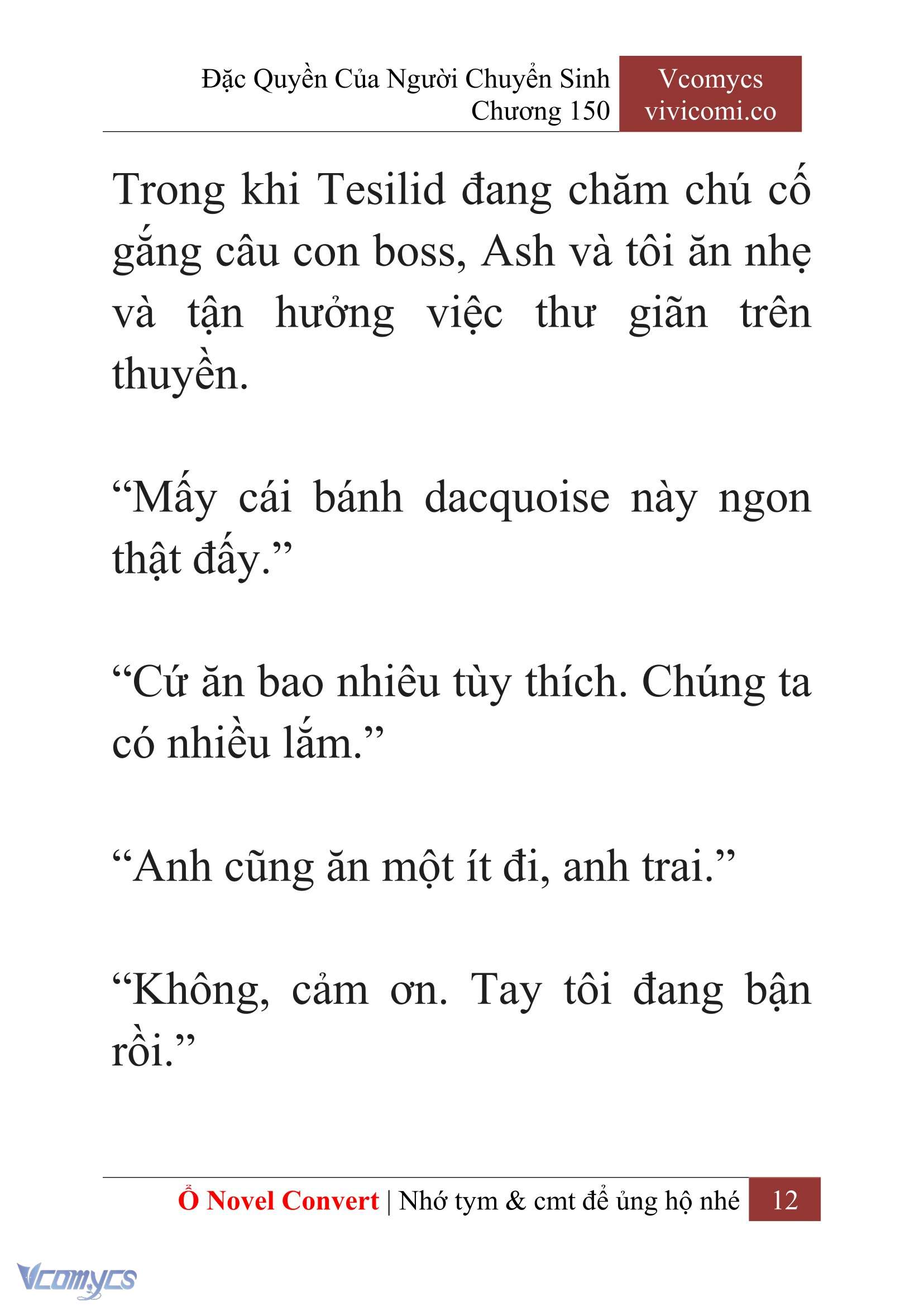 [Novel] Đặc Quyền Của Người Chuyển Sinh Chapter 150 - Trang 15