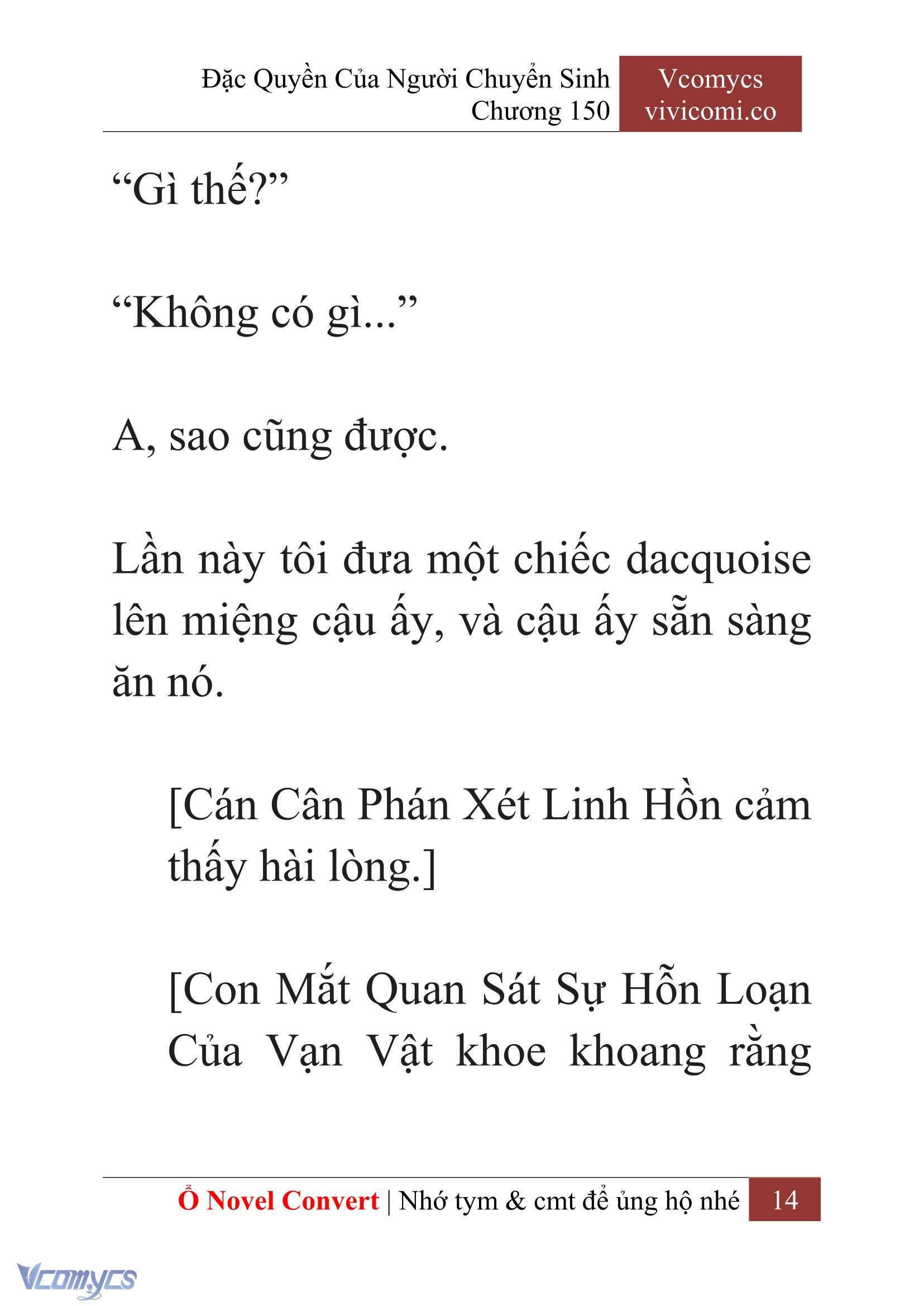 [Novel] Đặc Quyền Của Người Chuyển Sinh Chapter 150 - Trang 17