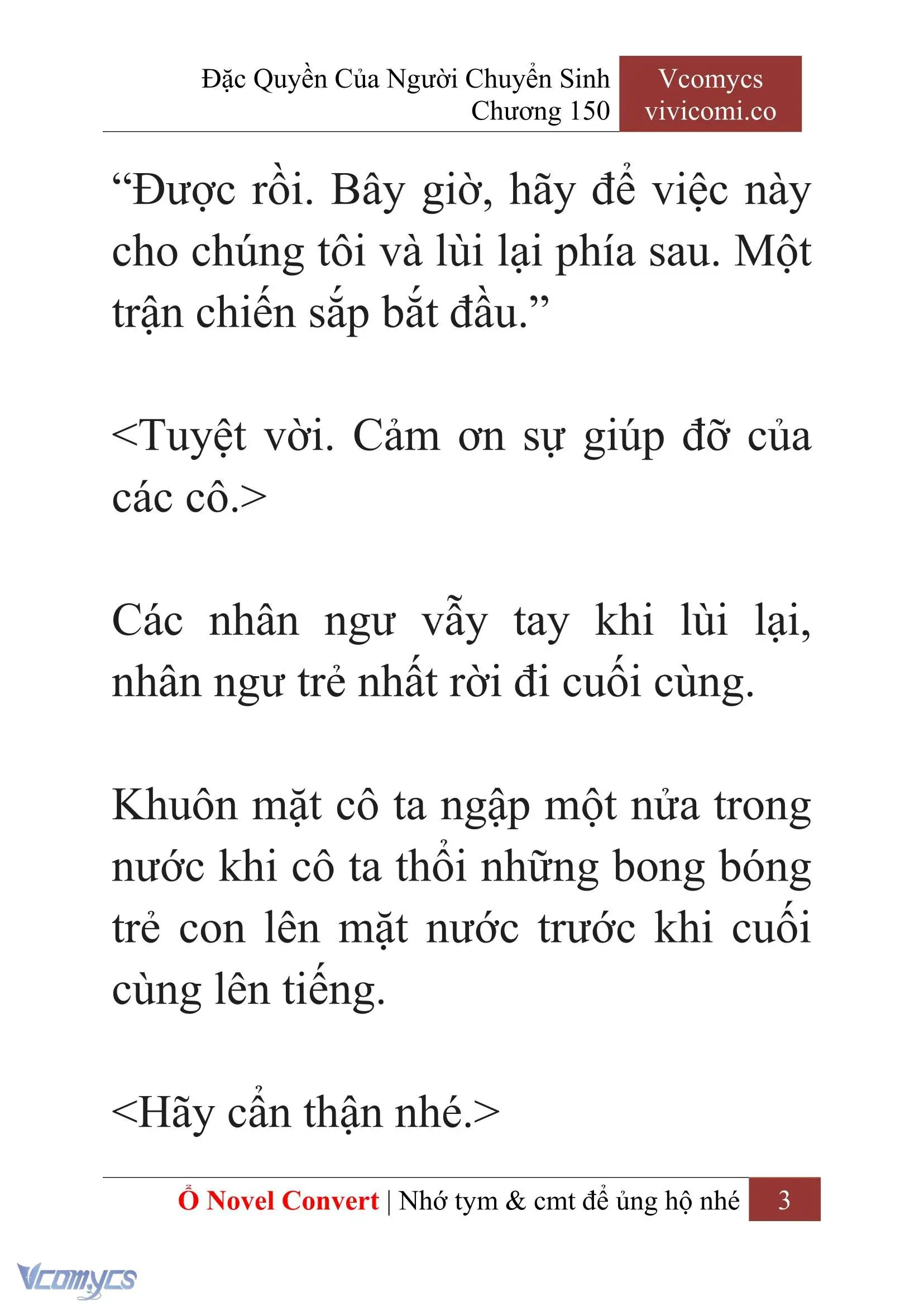 [Novel] Đặc Quyền Của Người Chuyển Sinh Chapter 150 - Trang 6