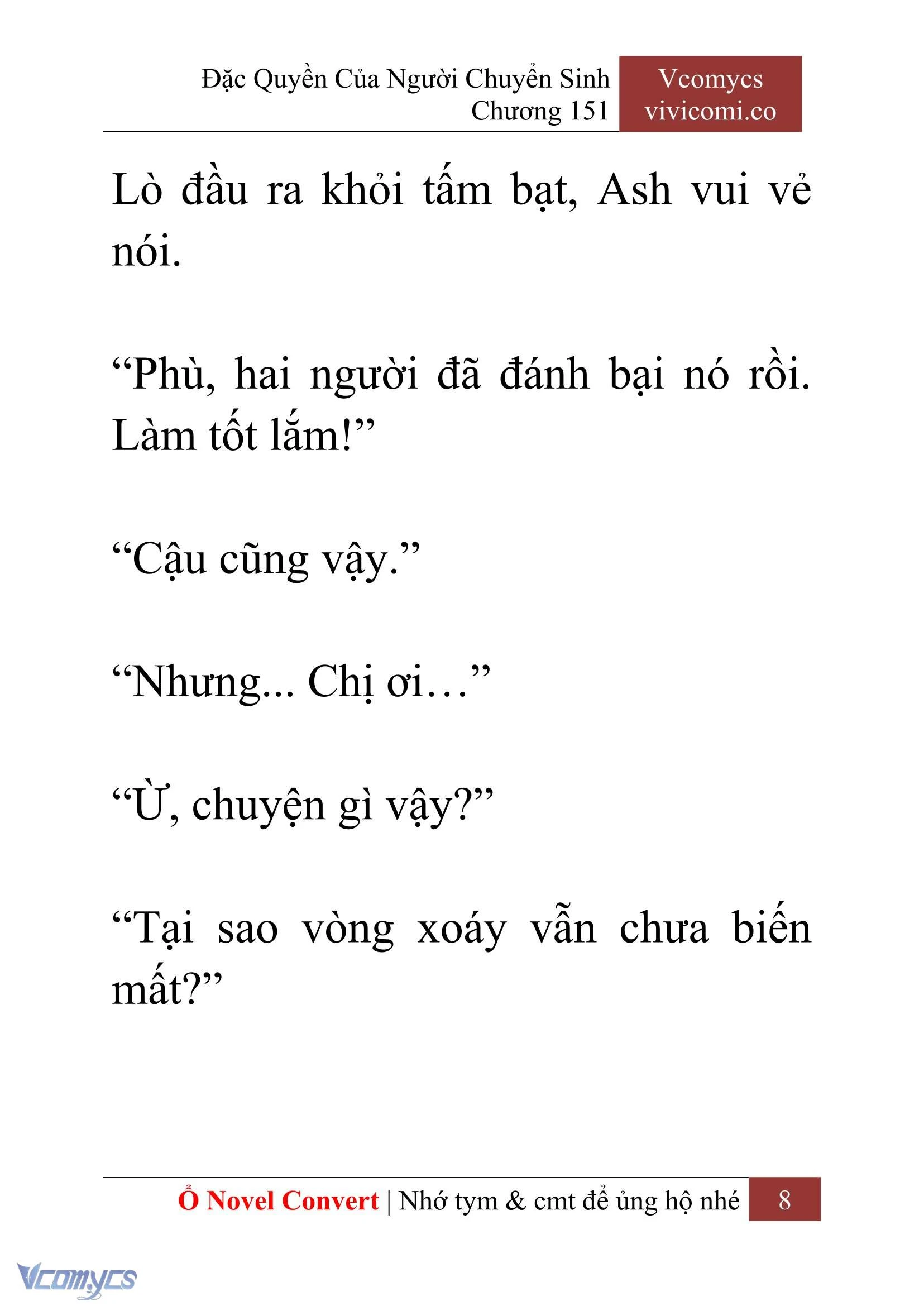 [Novel] Đặc Quyền Của Người Chuyển Sinh Chapter 151 - Trang 11