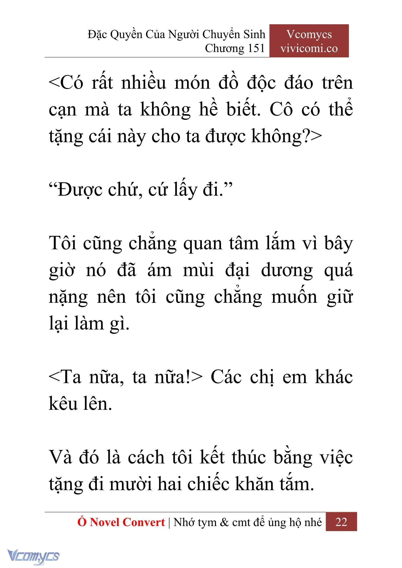 [Novel] Đặc Quyền Của Người Chuyển Sinh Chapter 151 - Trang 25