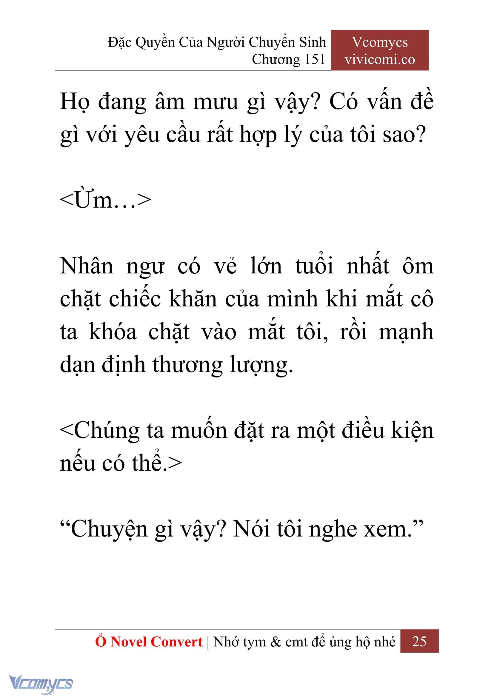 [Novel] Đặc Quyền Của Người Chuyển Sinh Chapter 151 - Trang 28