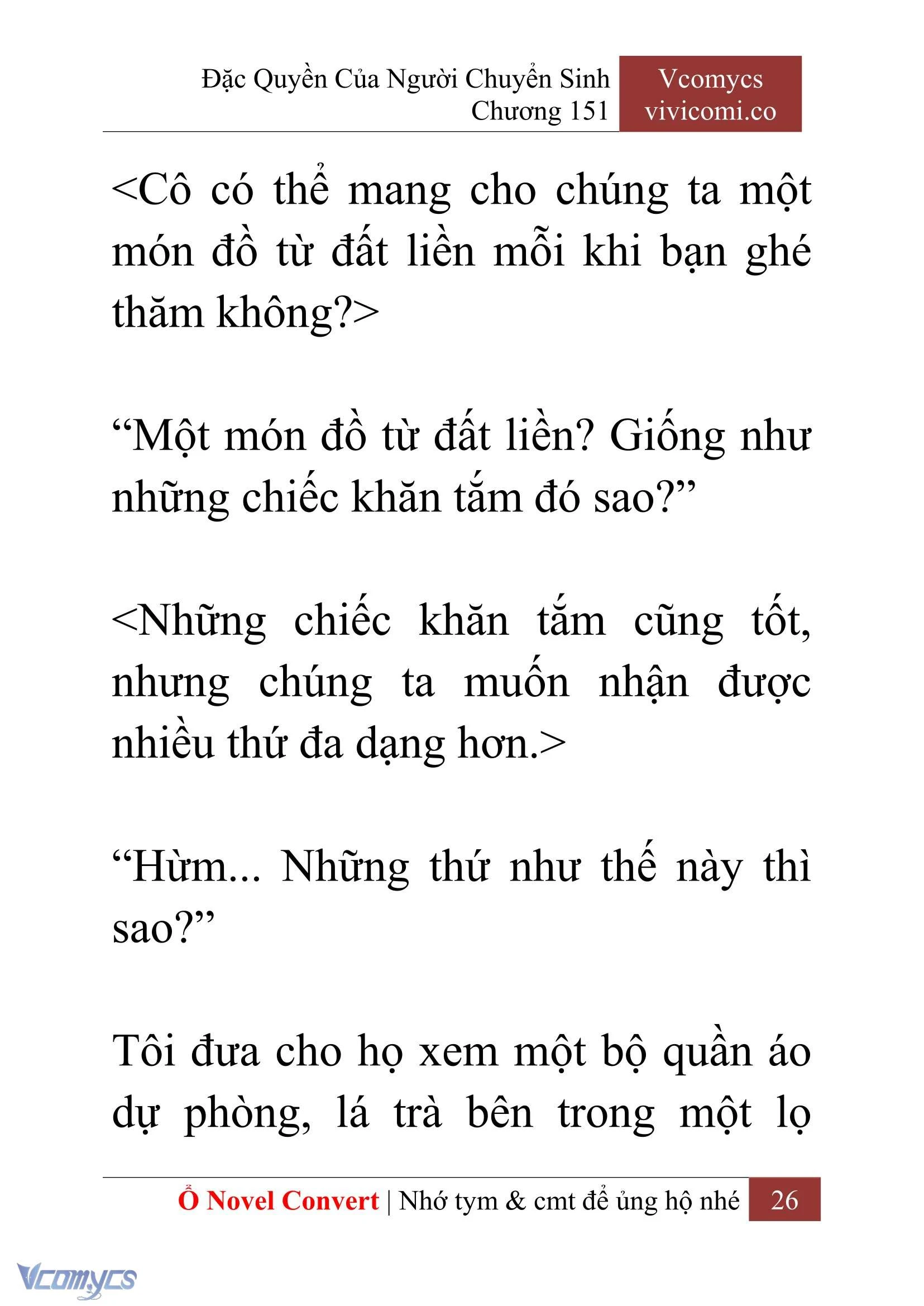 [Novel] Đặc Quyền Của Người Chuyển Sinh Chapter 151 - Trang 29