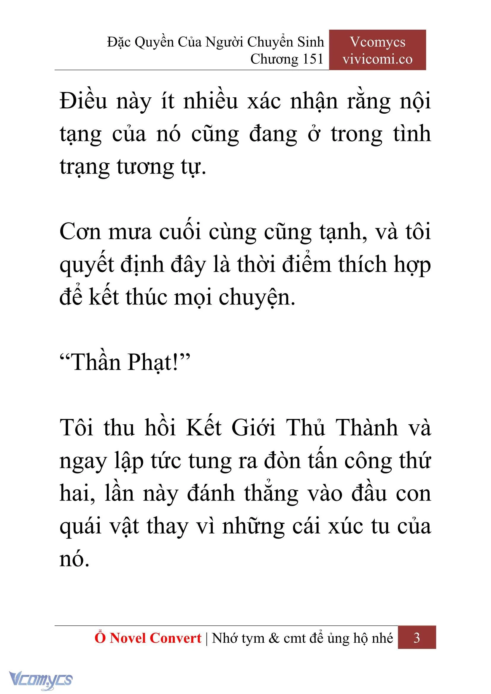 [Novel] Đặc Quyền Của Người Chuyển Sinh Chapter 151 - Trang 6