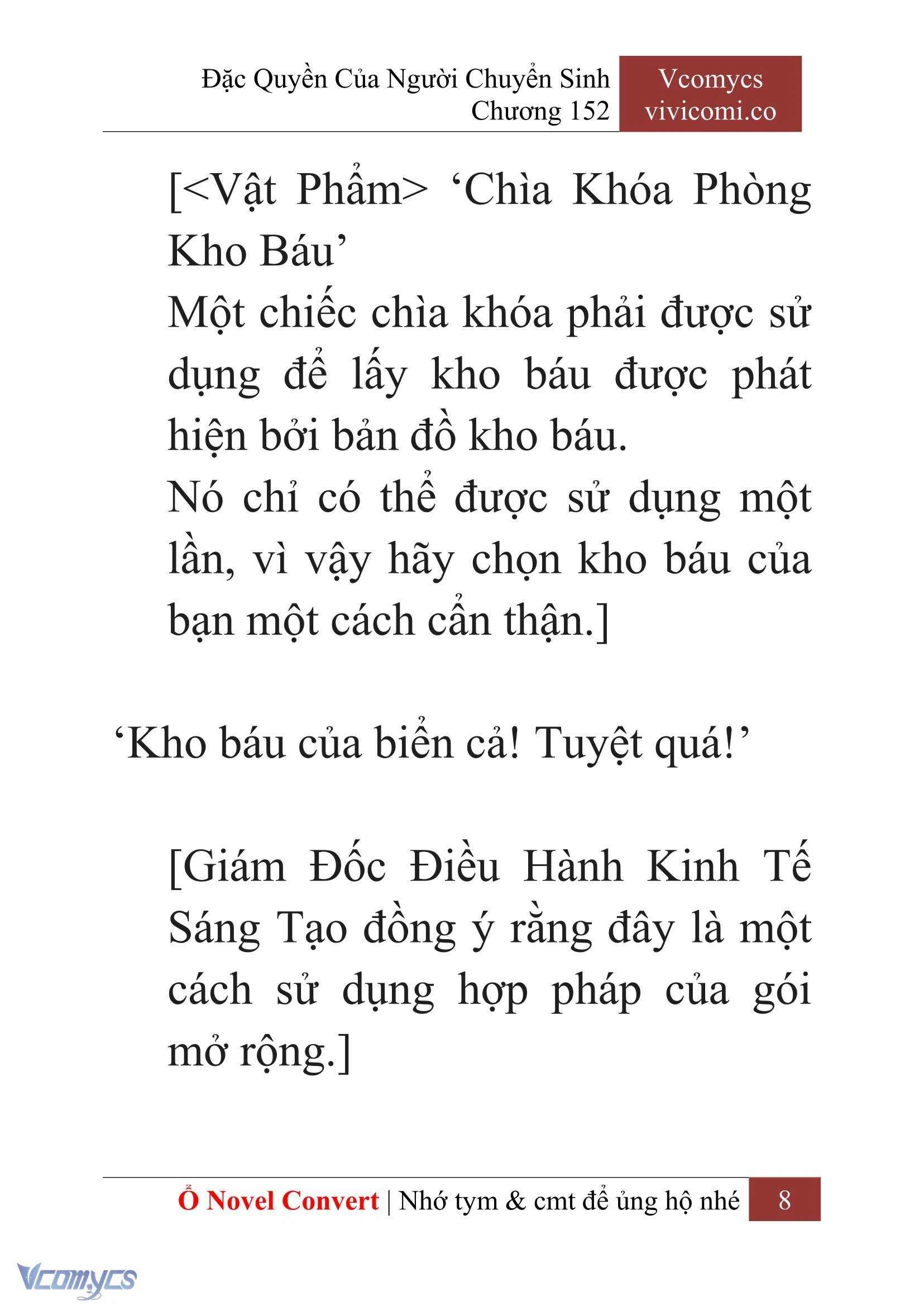 [Novel] Đặc Quyền Của Người Chuyển Sinh Chapter 152 - Trang 11