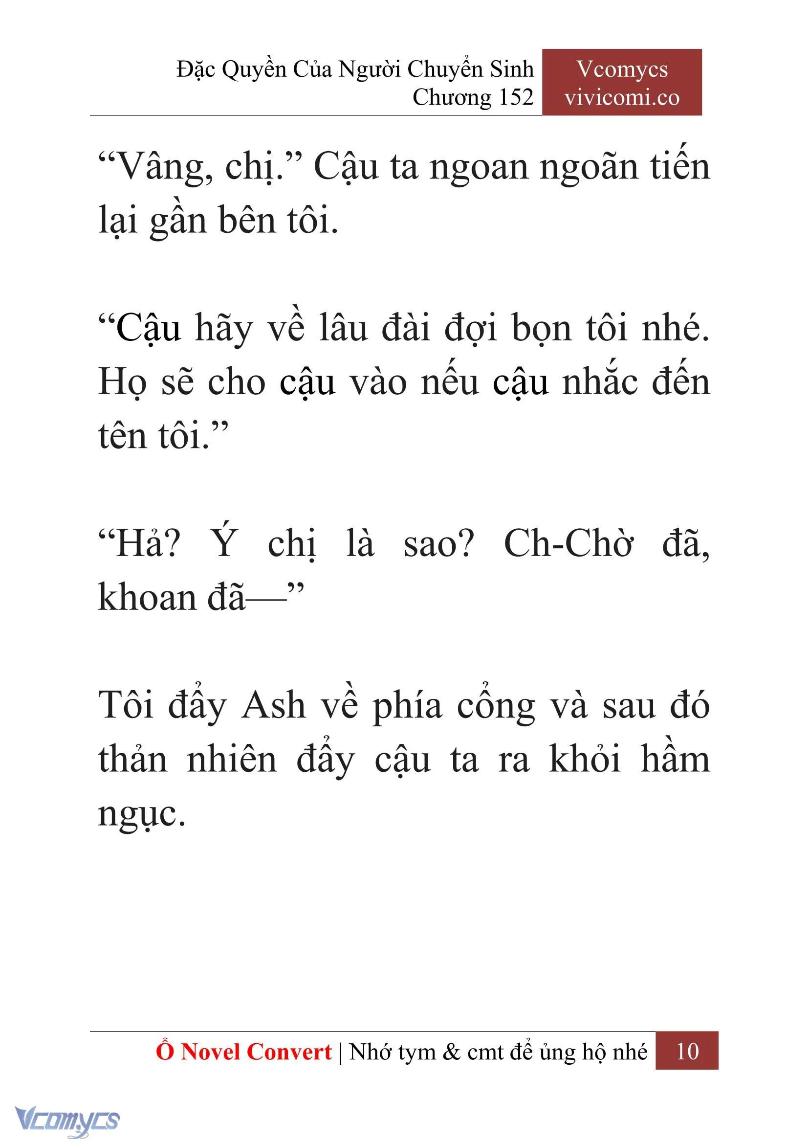 [Novel] Đặc Quyền Của Người Chuyển Sinh Chapter 152 - Trang 13