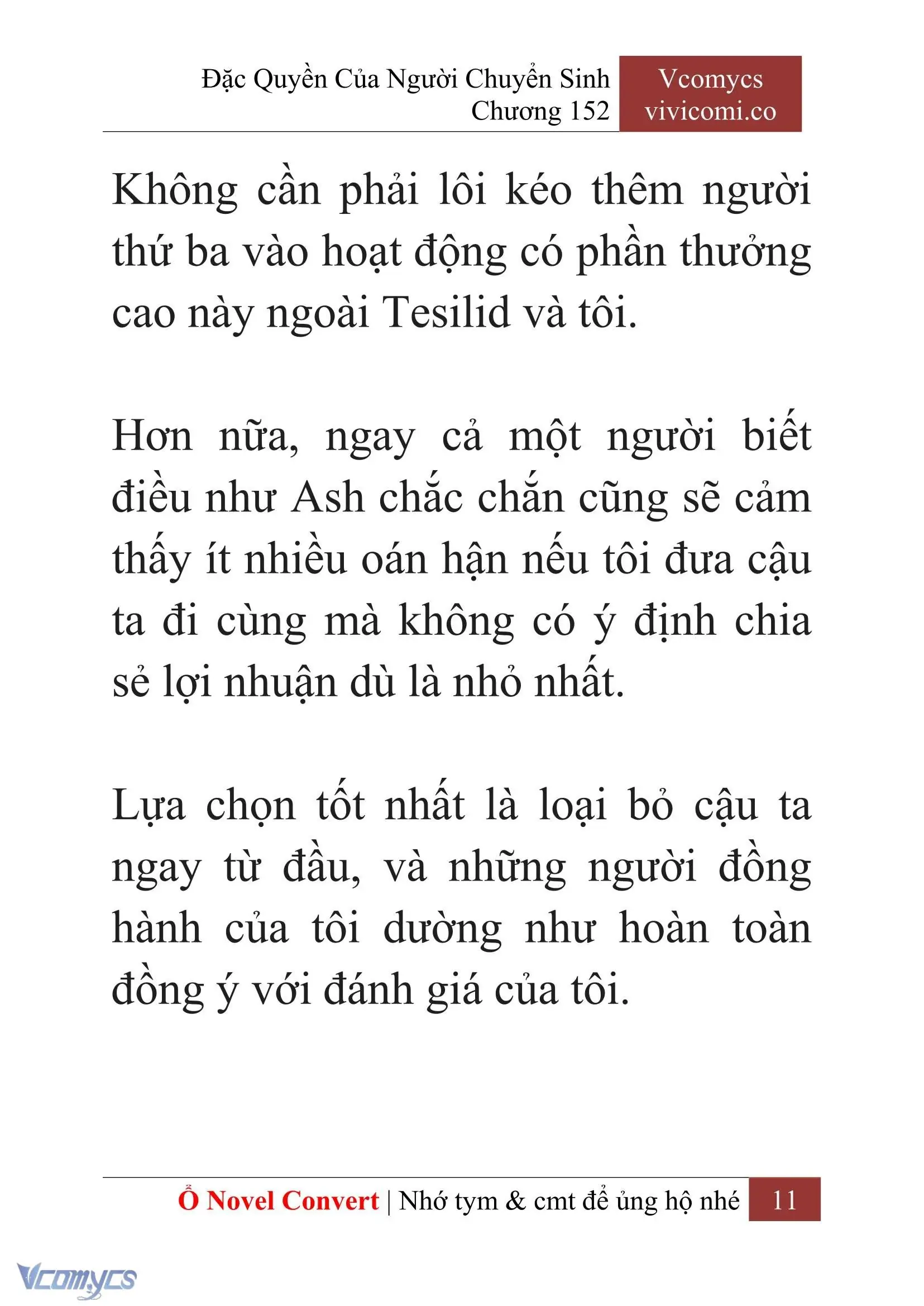 [Novel] Đặc Quyền Của Người Chuyển Sinh Chapter 152 - Trang 14