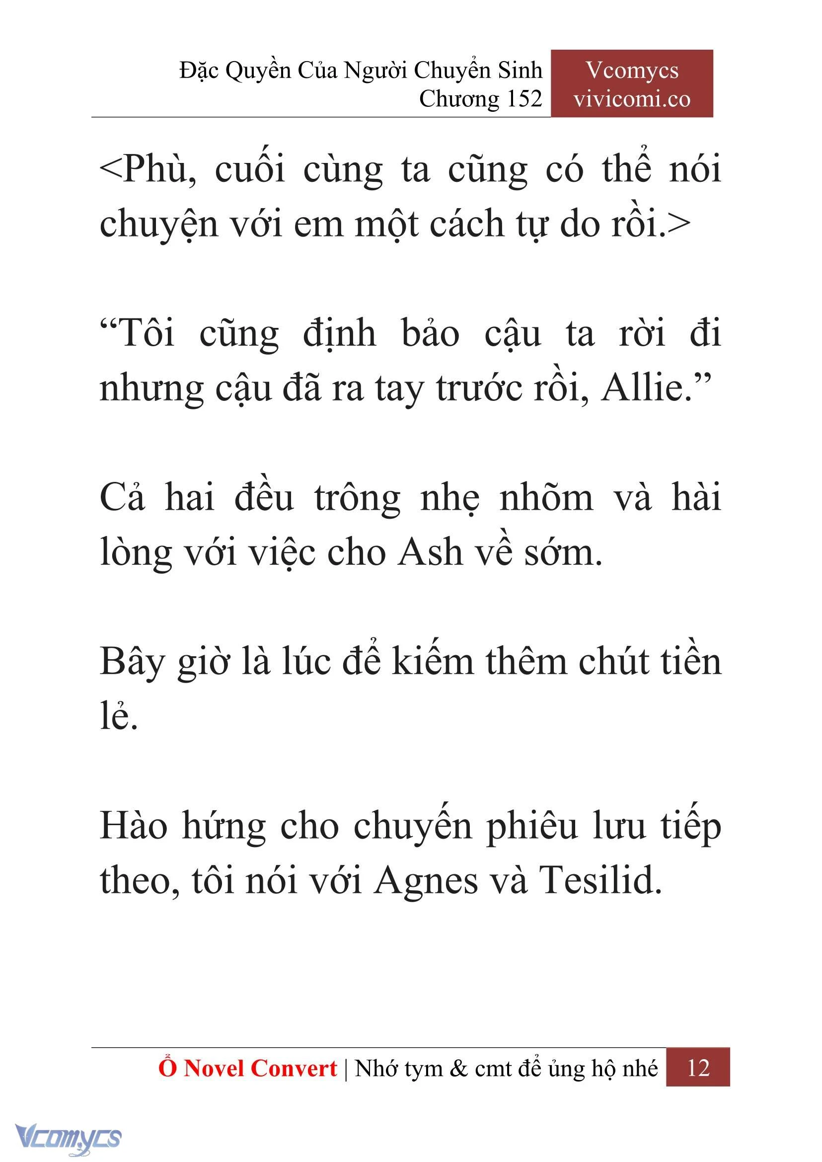 [Novel] Đặc Quyền Của Người Chuyển Sinh Chapter 152 - Trang 15