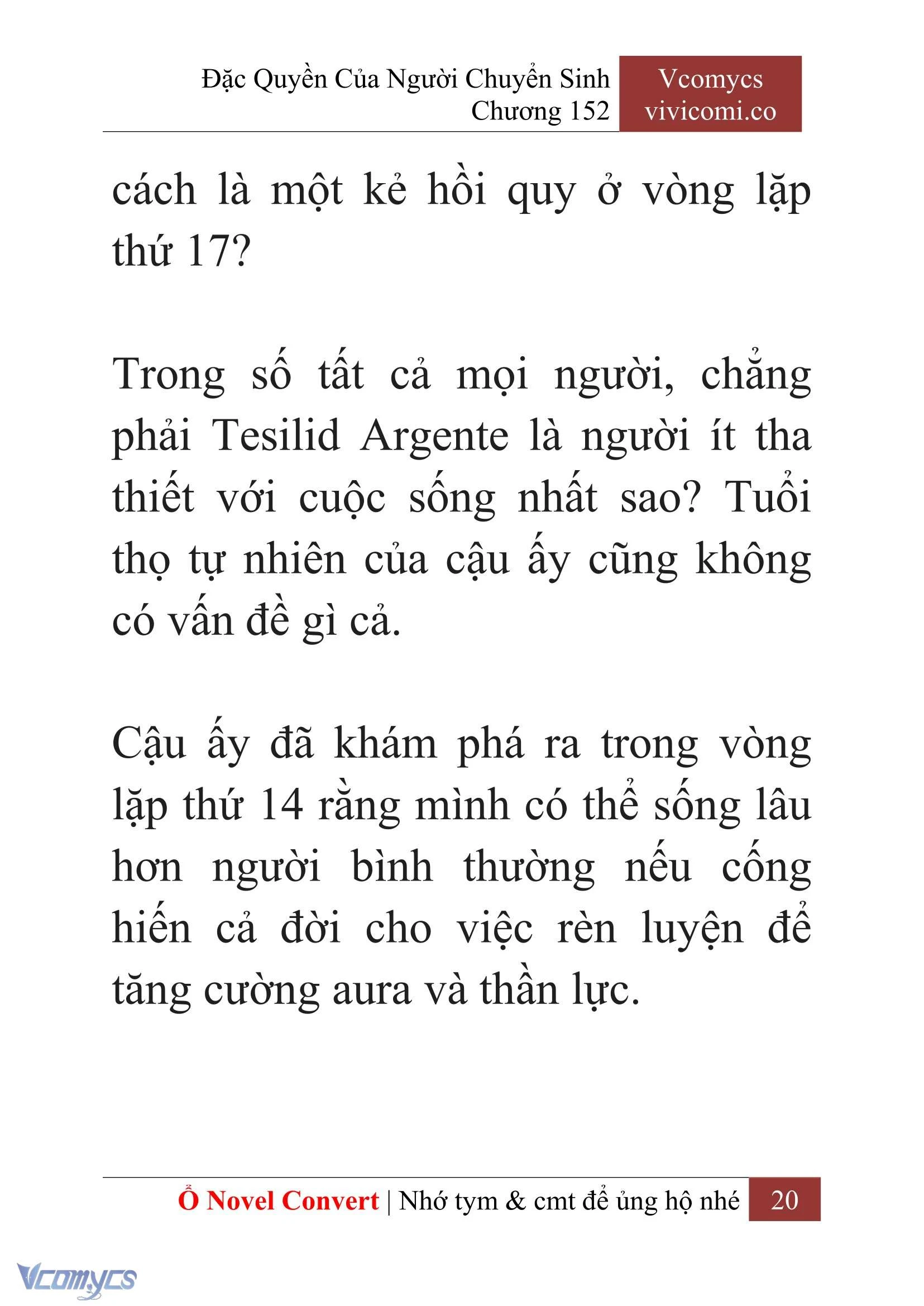 [Novel] Đặc Quyền Của Người Chuyển Sinh Chapter 152 - Trang 23