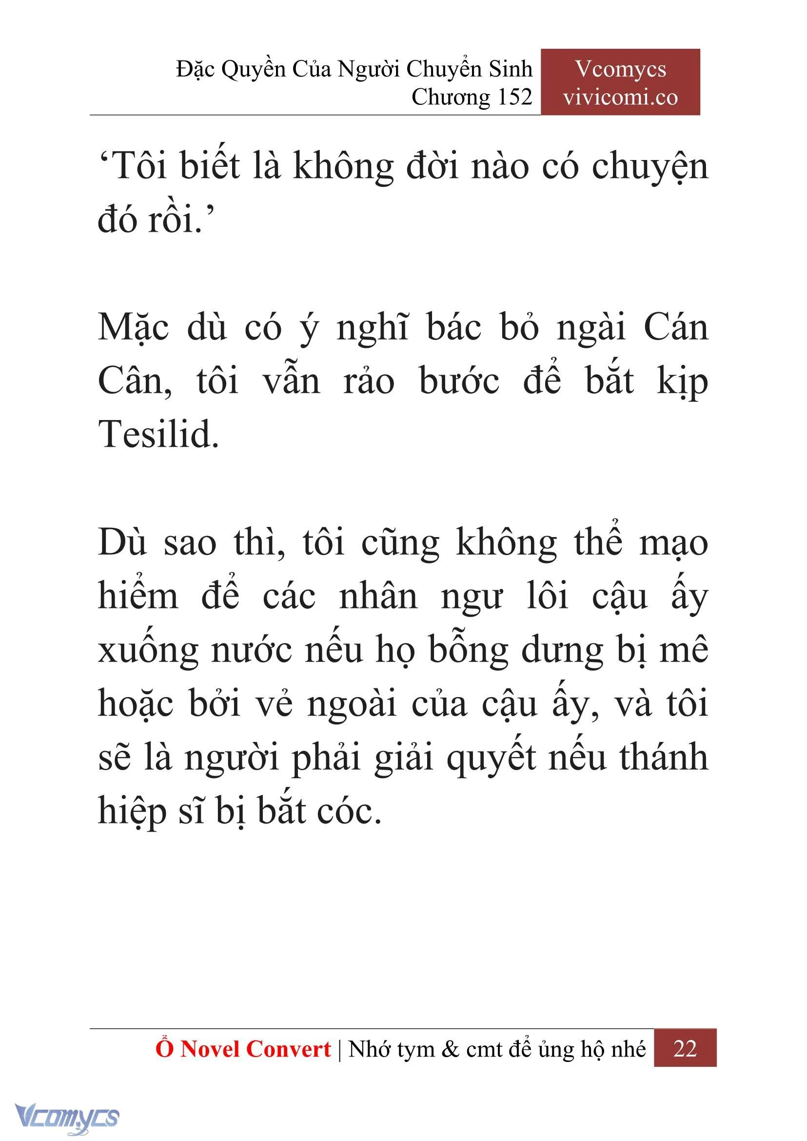 [Novel] Đặc Quyền Của Người Chuyển Sinh Chapter 152 - Trang 25