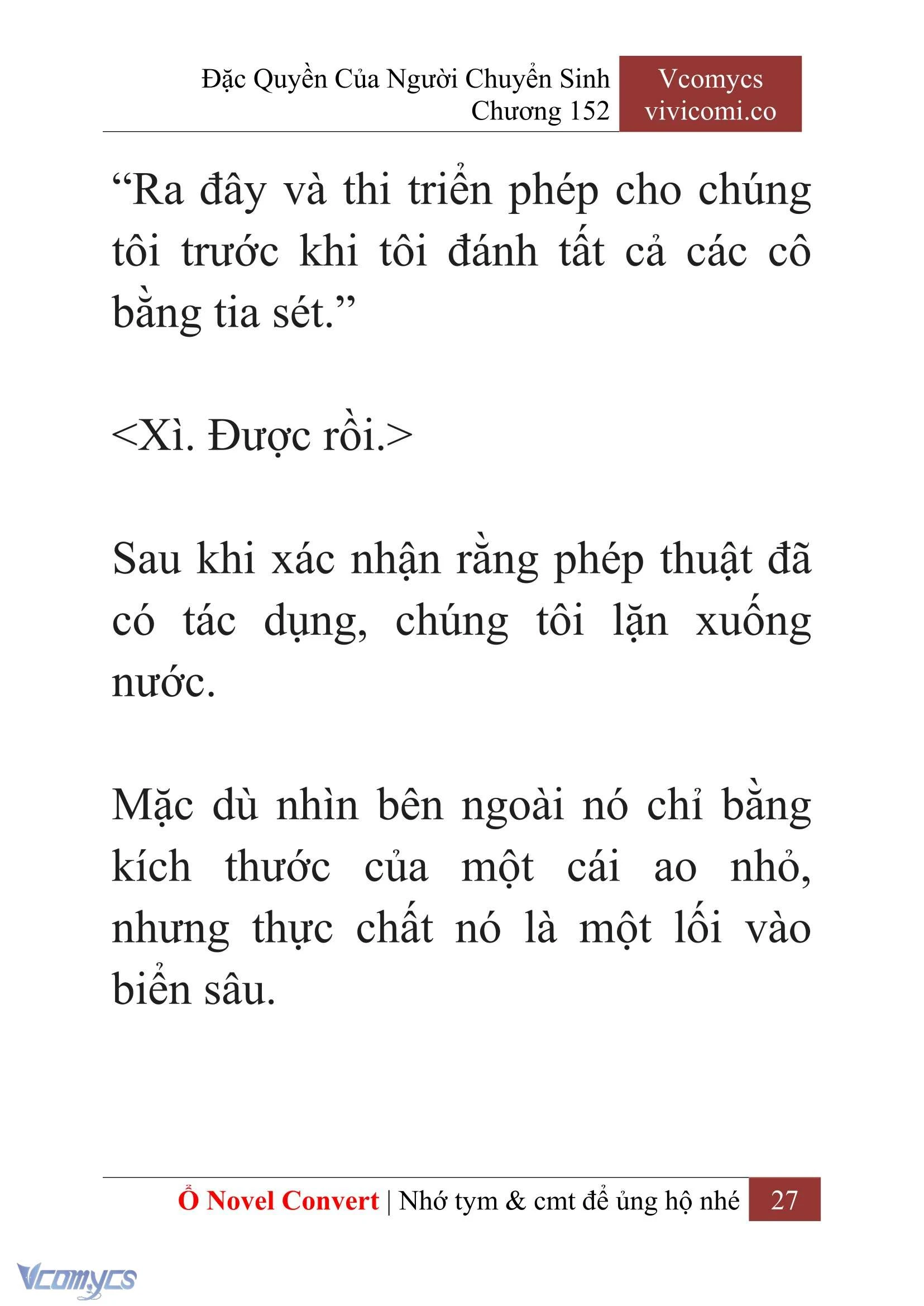 [Novel] Đặc Quyền Của Người Chuyển Sinh Chapter 152 - Trang 30