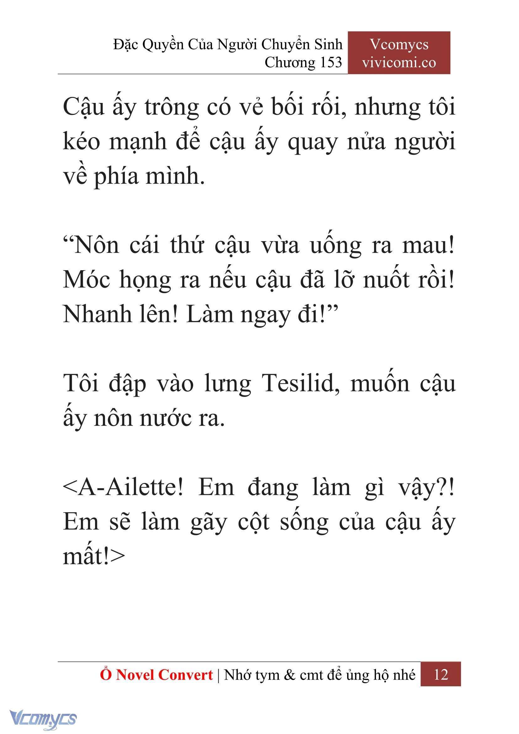 [Novel] Đặc Quyền Của Người Chuyển Sinh Chapter 153 - Trang 15