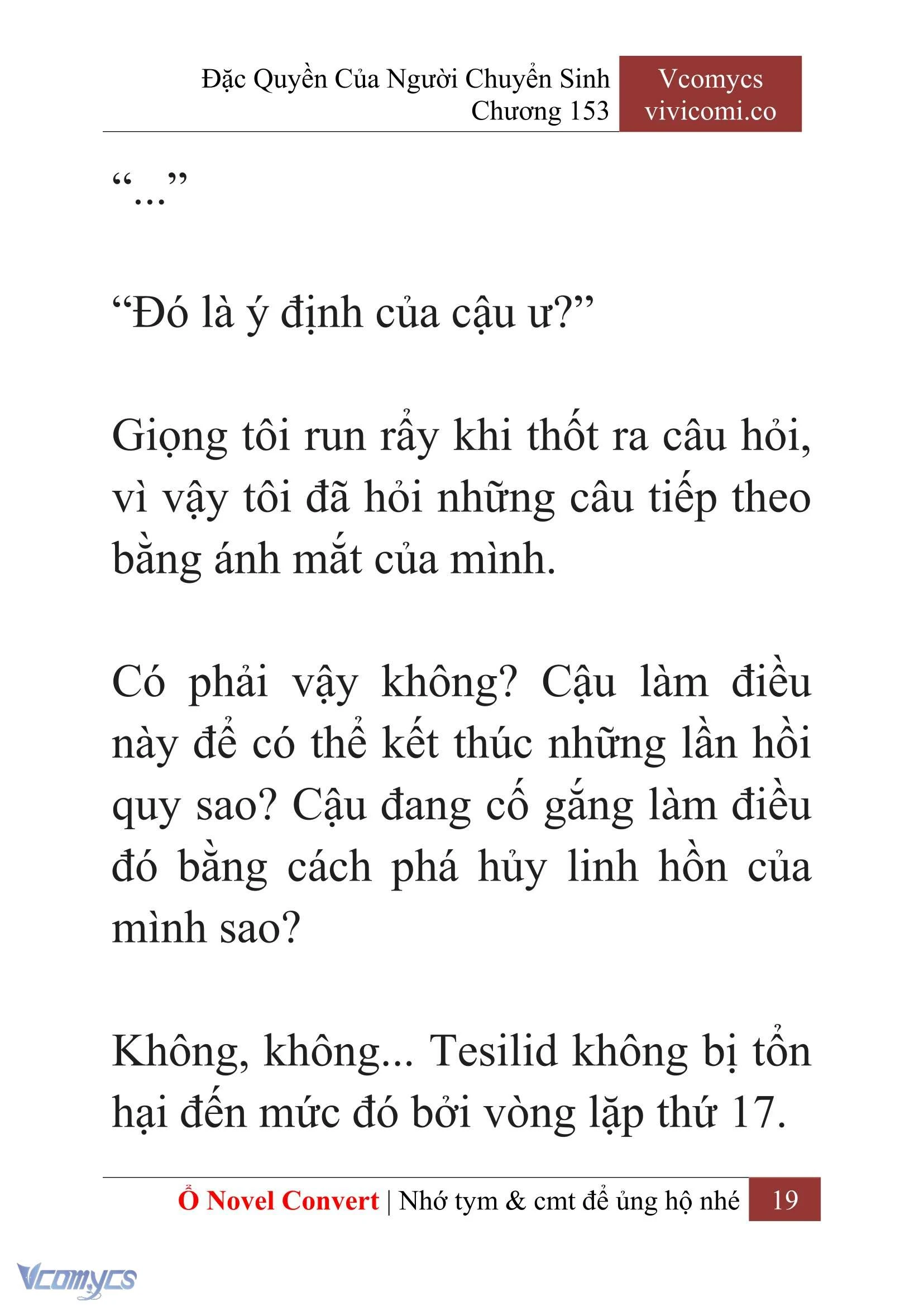 [Novel] Đặc Quyền Của Người Chuyển Sinh Chapter 153 - Trang 22