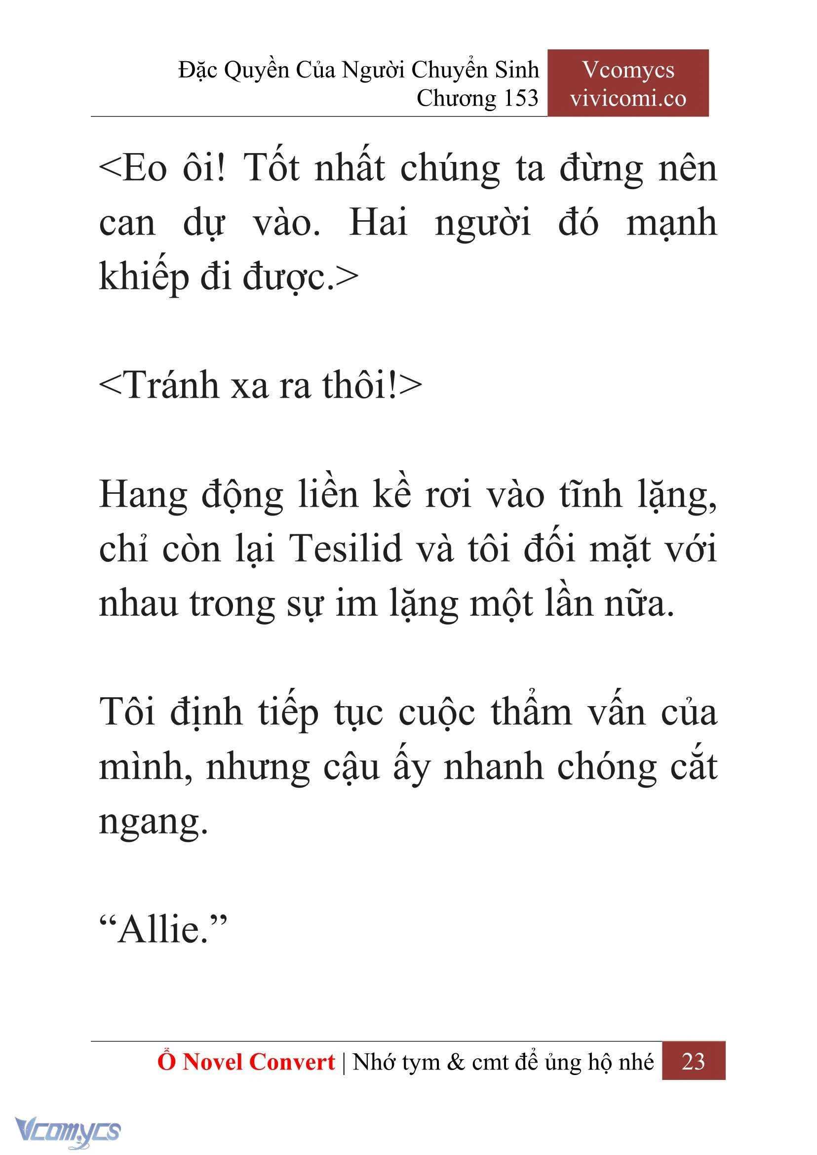 [Novel] Đặc Quyền Của Người Chuyển Sinh Chapter 153 - Trang 26