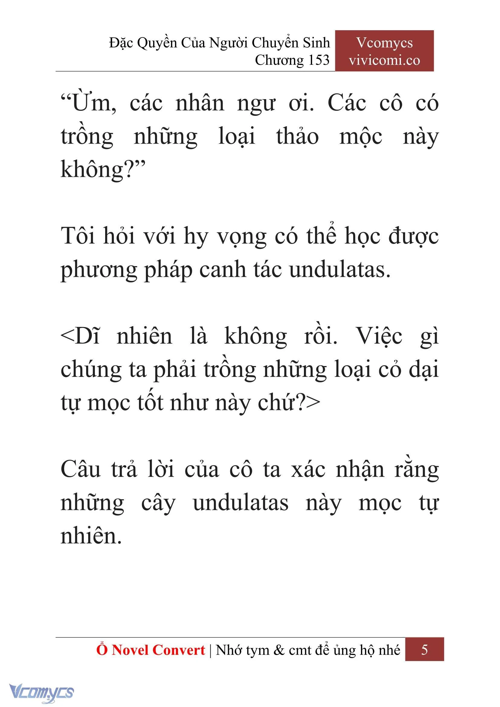 [Novel] Đặc Quyền Của Người Chuyển Sinh Chapter 153 - Trang 8