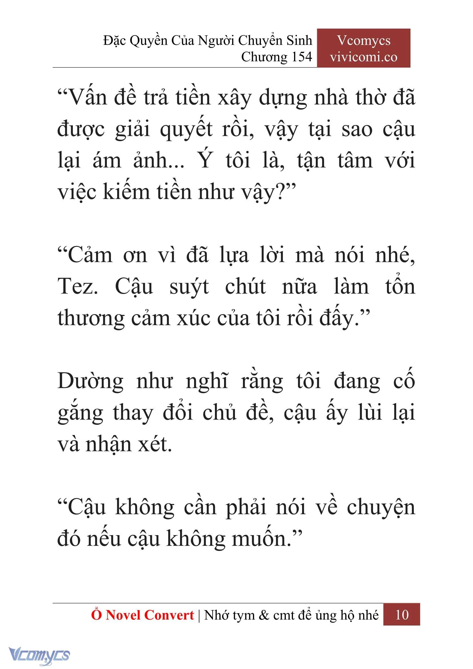 [Novel] Đặc Quyền Của Người Chuyển Sinh Chapter 154 - Trang 13