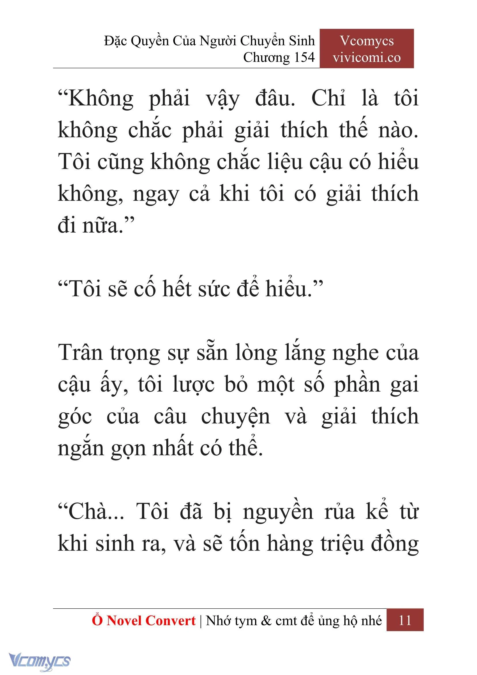 [Novel] Đặc Quyền Của Người Chuyển Sinh Chapter 154 - Trang 14