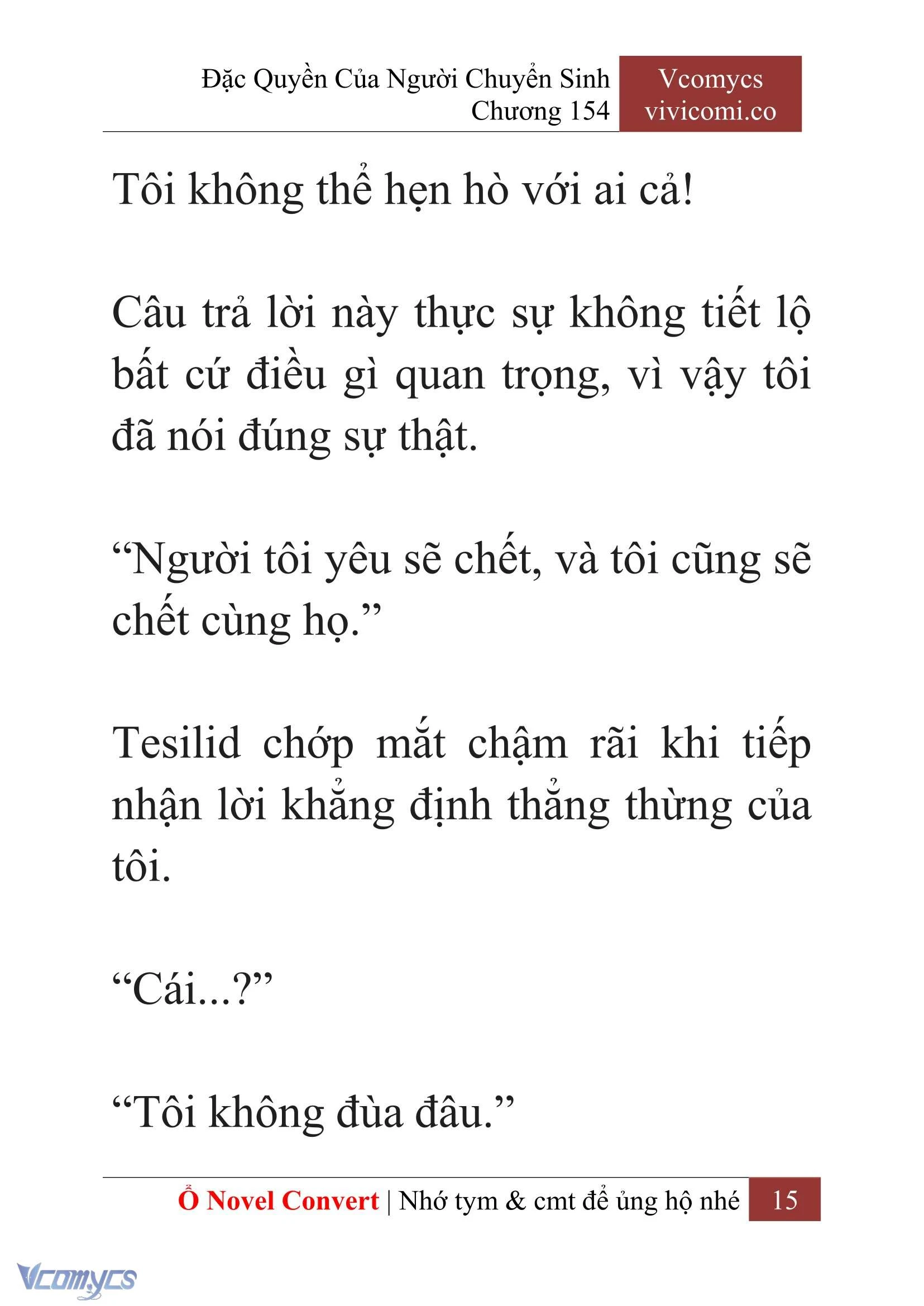 [Novel] Đặc Quyền Của Người Chuyển Sinh Chapter 154 - Trang 18