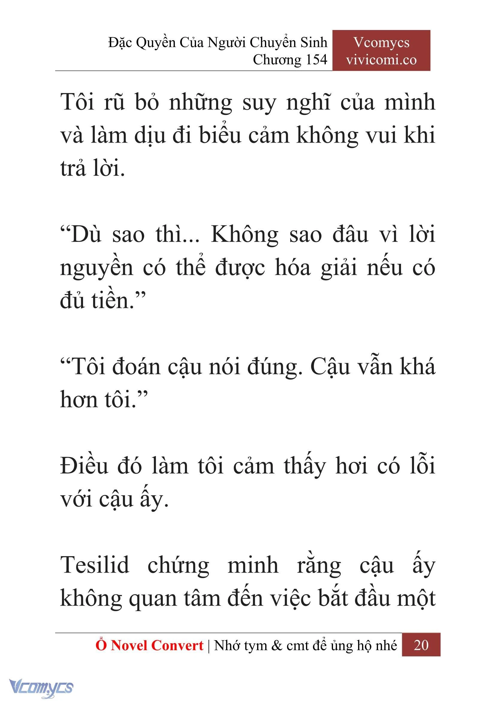 [Novel] Đặc Quyền Của Người Chuyển Sinh Chapter 154 - Trang 23