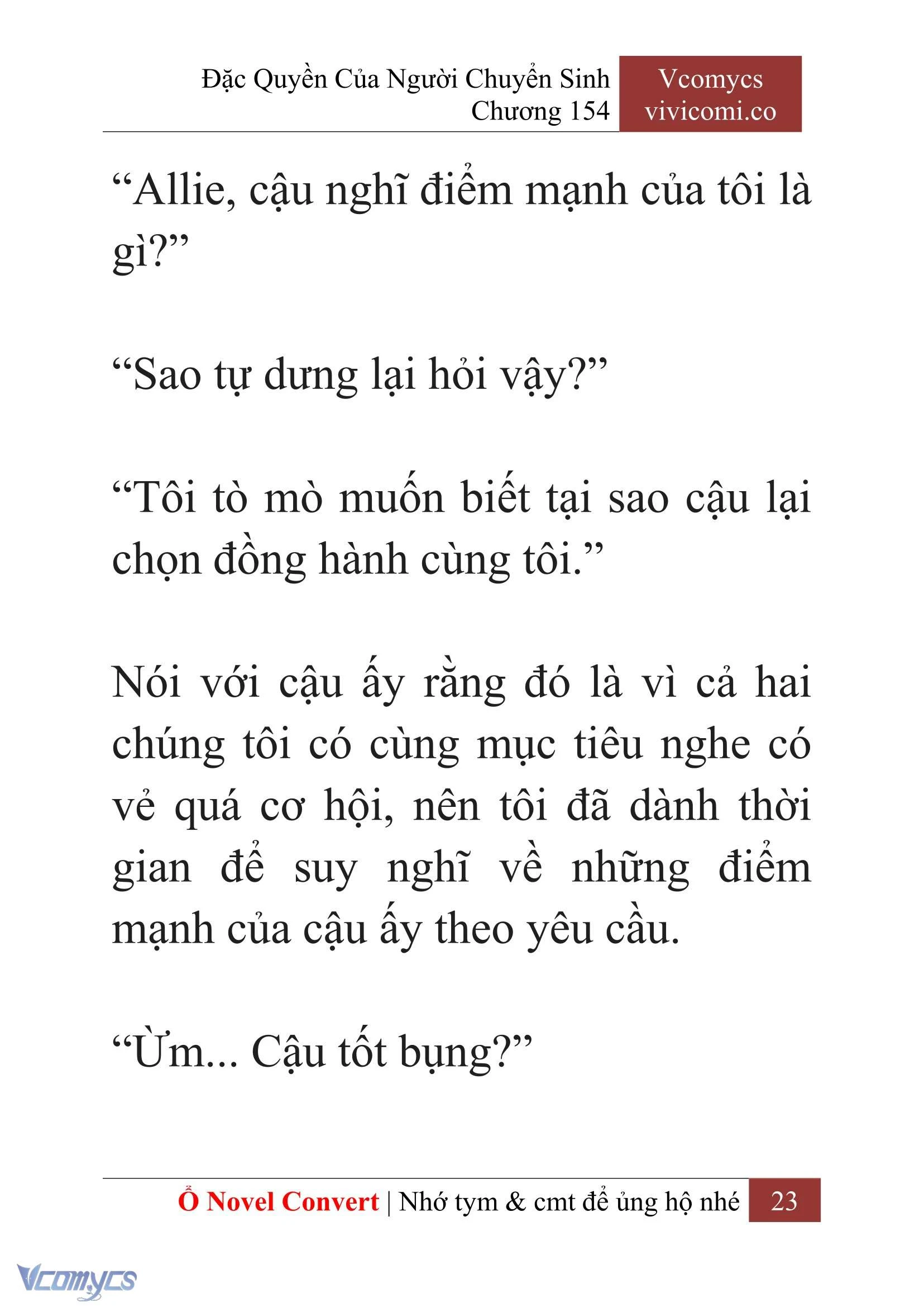 [Novel] Đặc Quyền Của Người Chuyển Sinh Chapter 154 - Trang 26