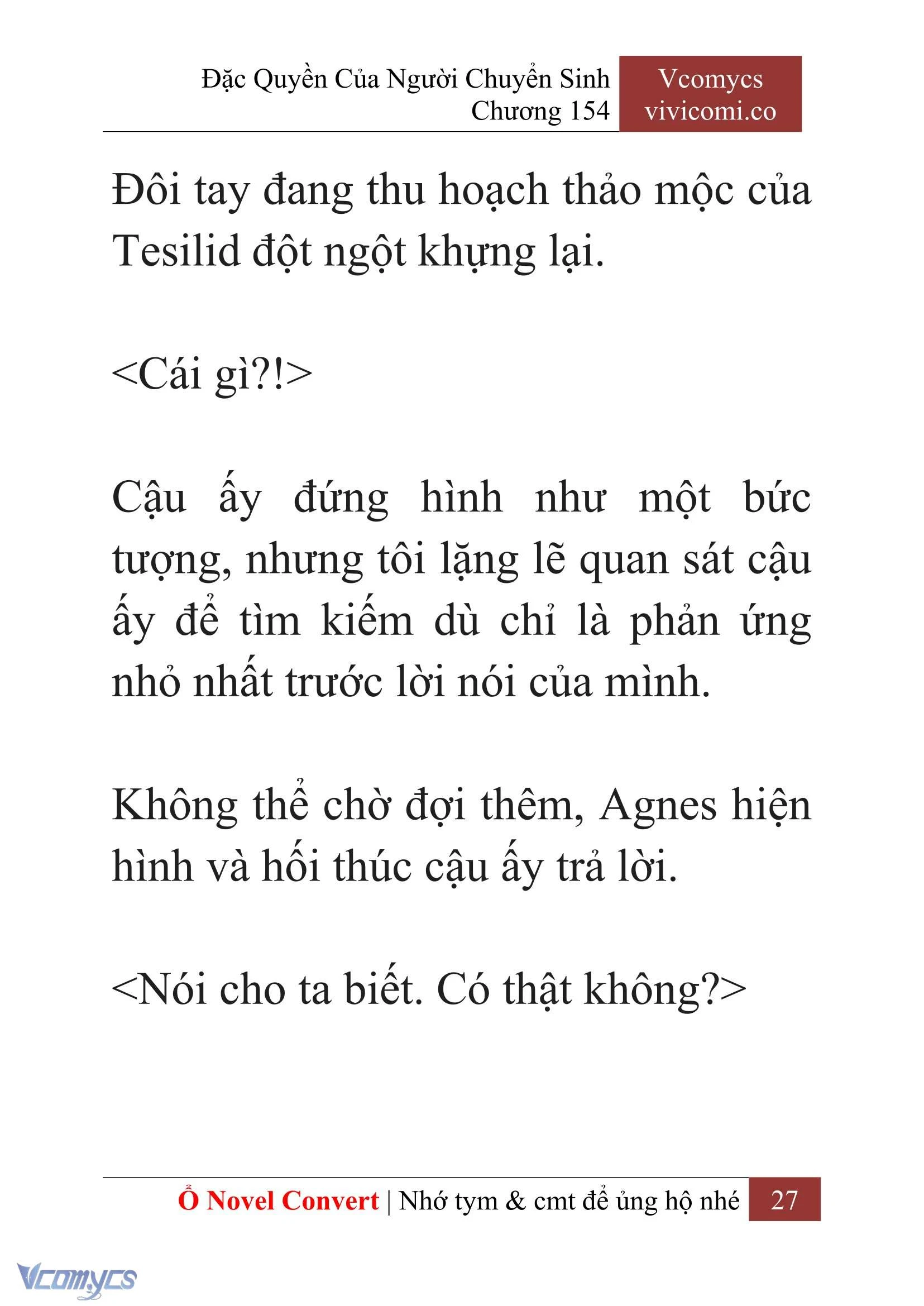 [Novel] Đặc Quyền Của Người Chuyển Sinh Chapter 154 - Trang 30