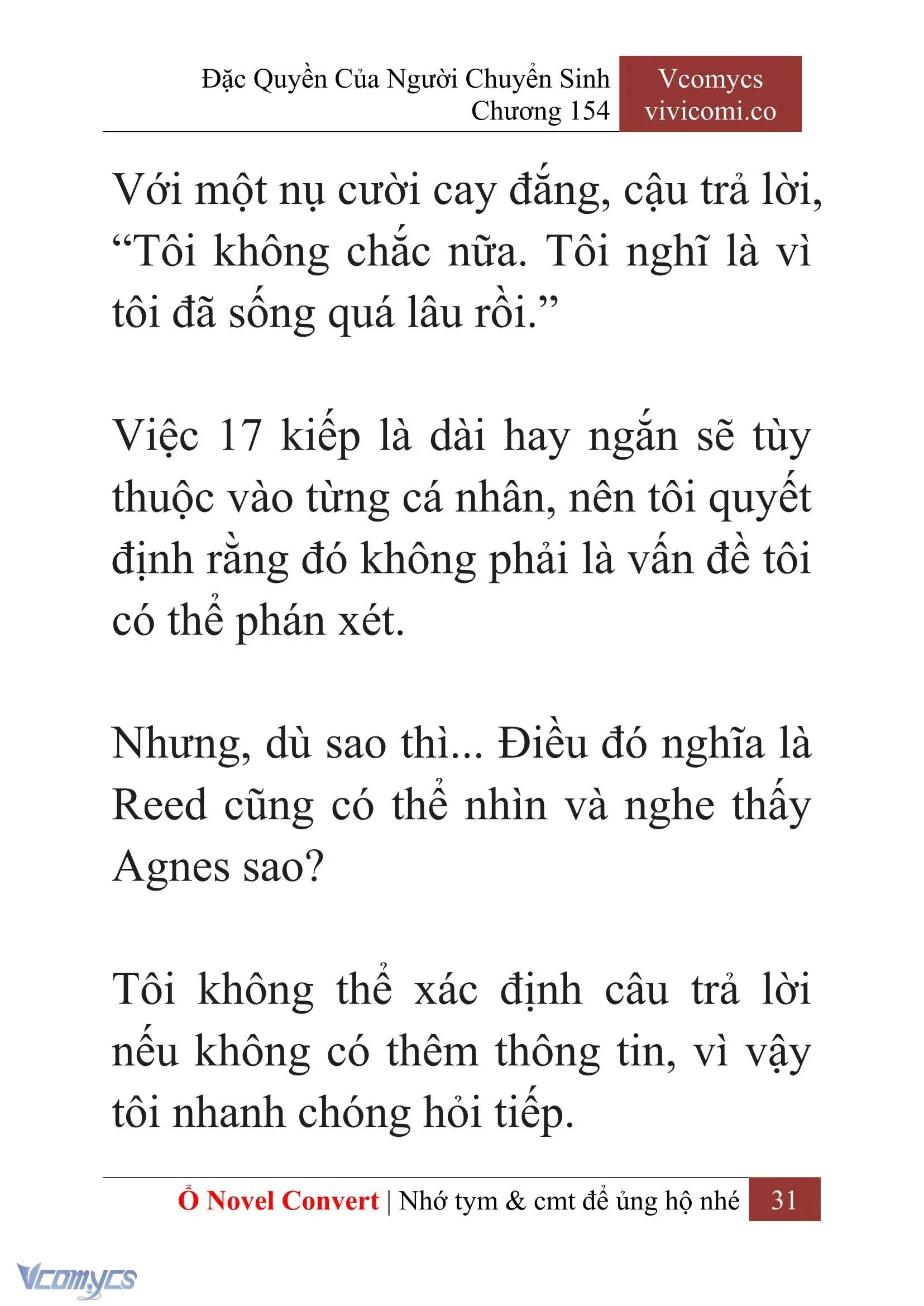 [Novel] Đặc Quyền Của Người Chuyển Sinh Chapter 154 - Trang 34