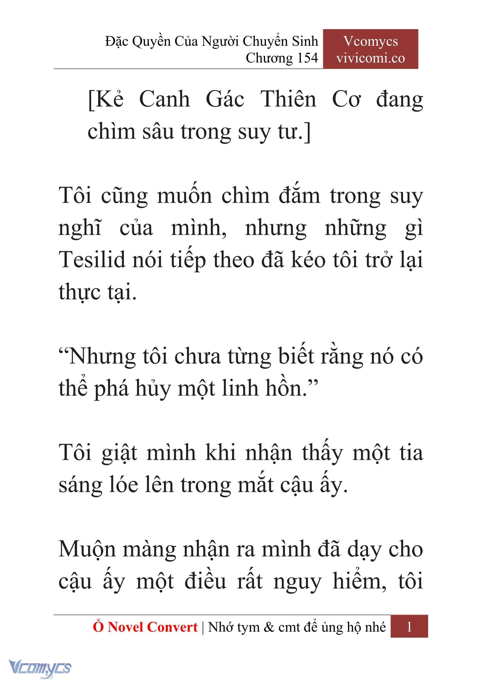 [Novel] Đặc Quyền Của Người Chuyển Sinh Chapter 154 - Trang 4