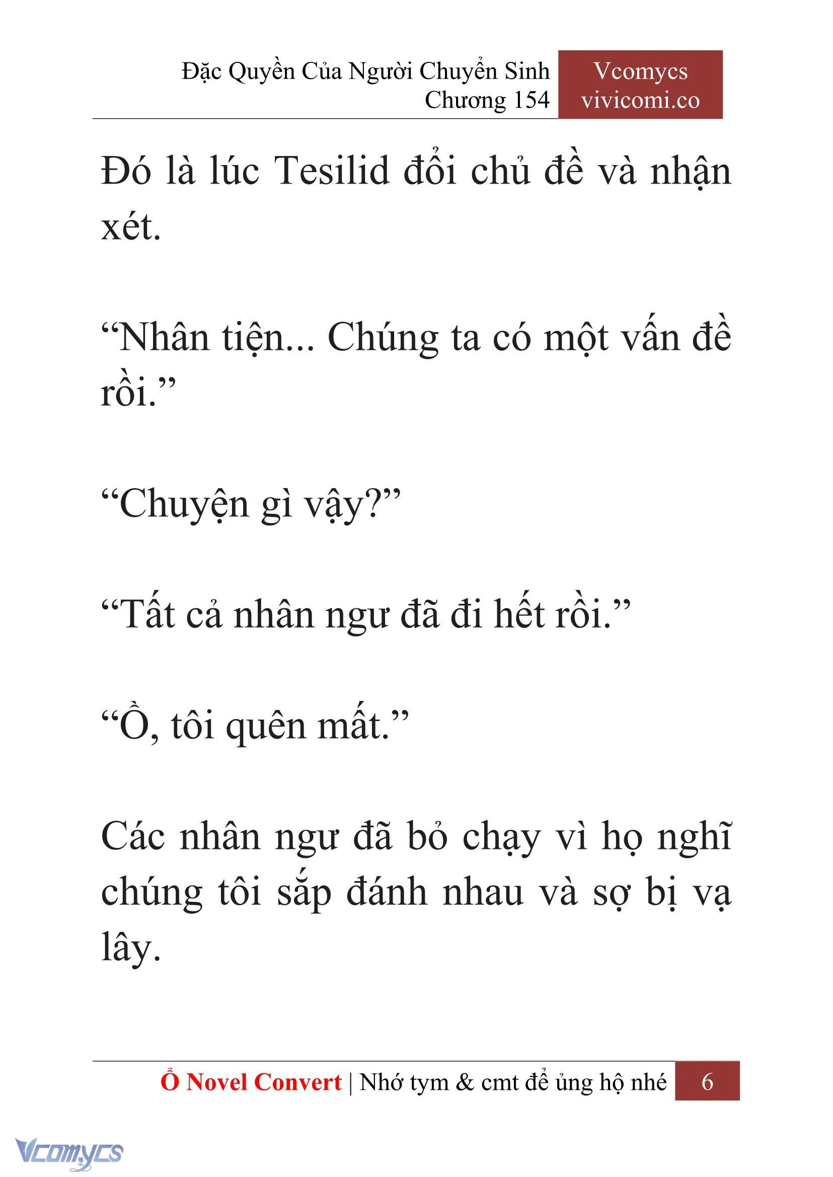 [Novel] Đặc Quyền Của Người Chuyển Sinh Chapter 154 - Trang 9