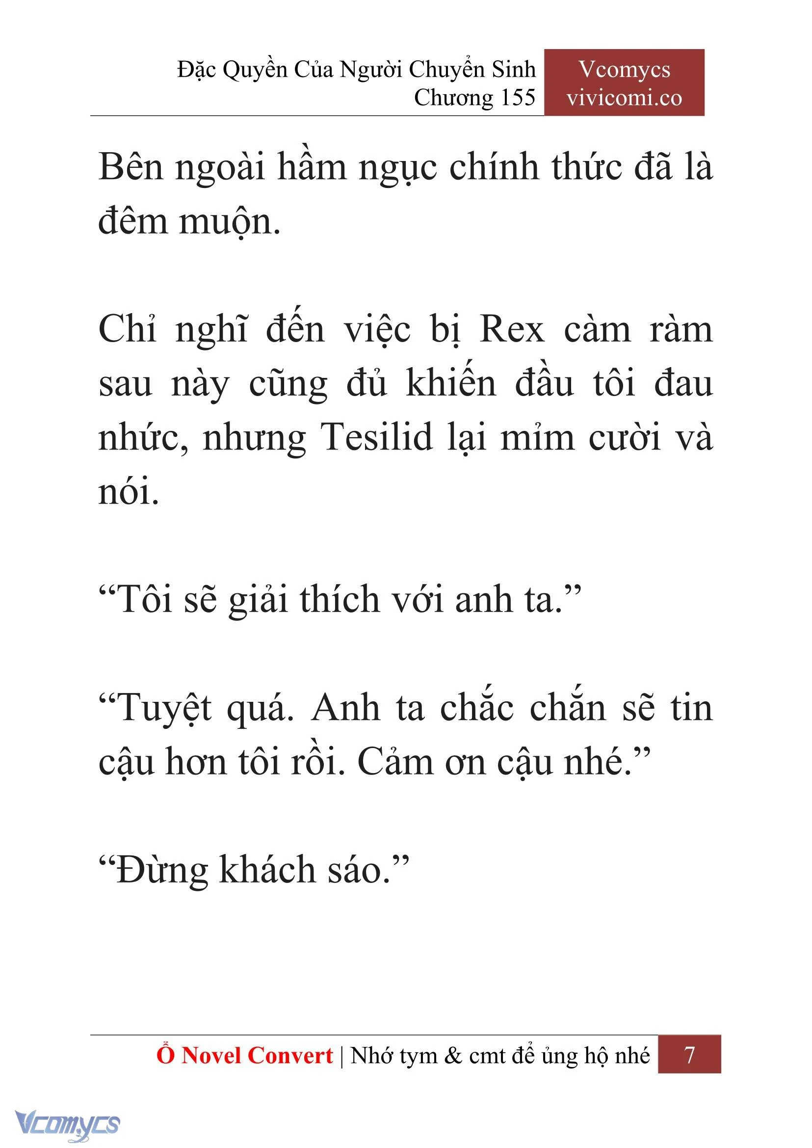 [Novel] Đặc Quyền Của Người Chuyển Sinh Chapter 155 - Trang 10