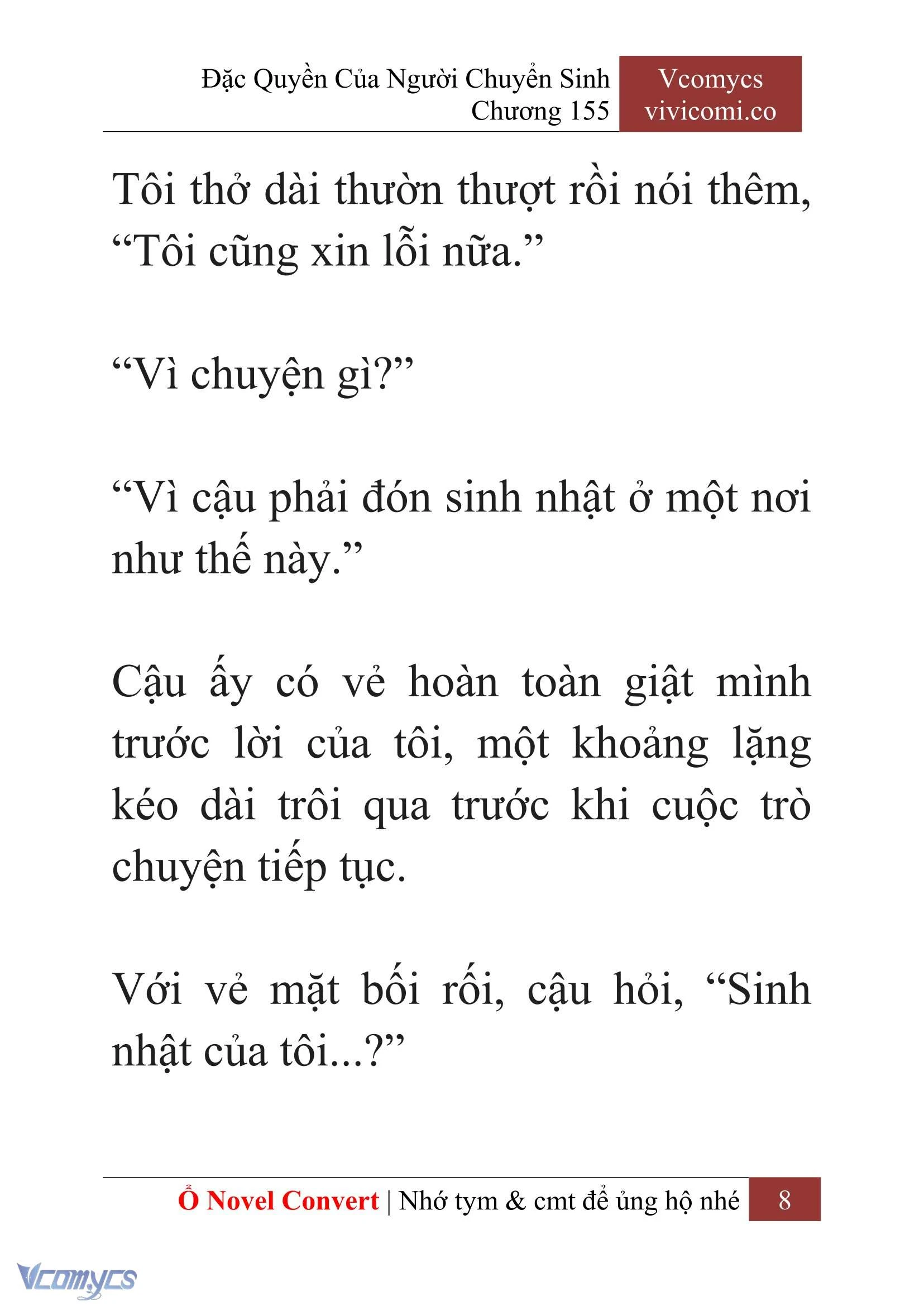 [Novel] Đặc Quyền Của Người Chuyển Sinh Chapter 155 - Trang 11