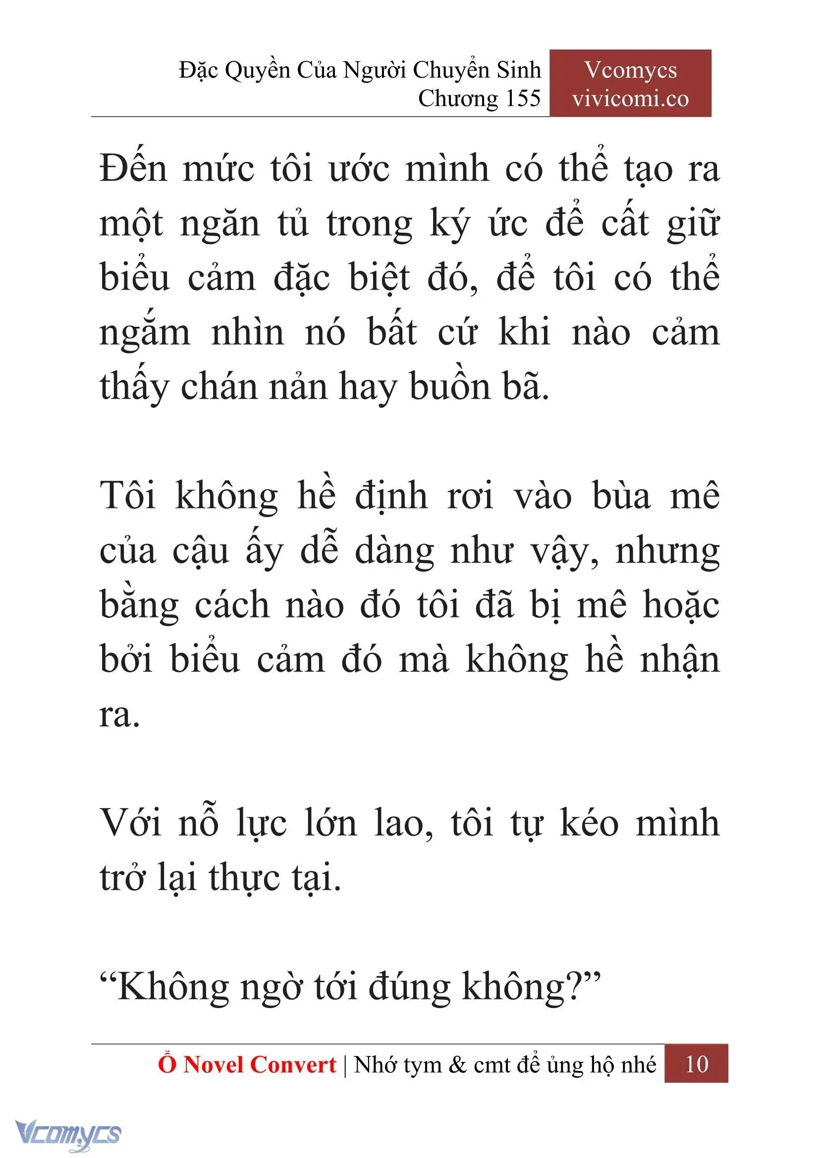[Novel] Đặc Quyền Của Người Chuyển Sinh Chapter 155 - Trang 13