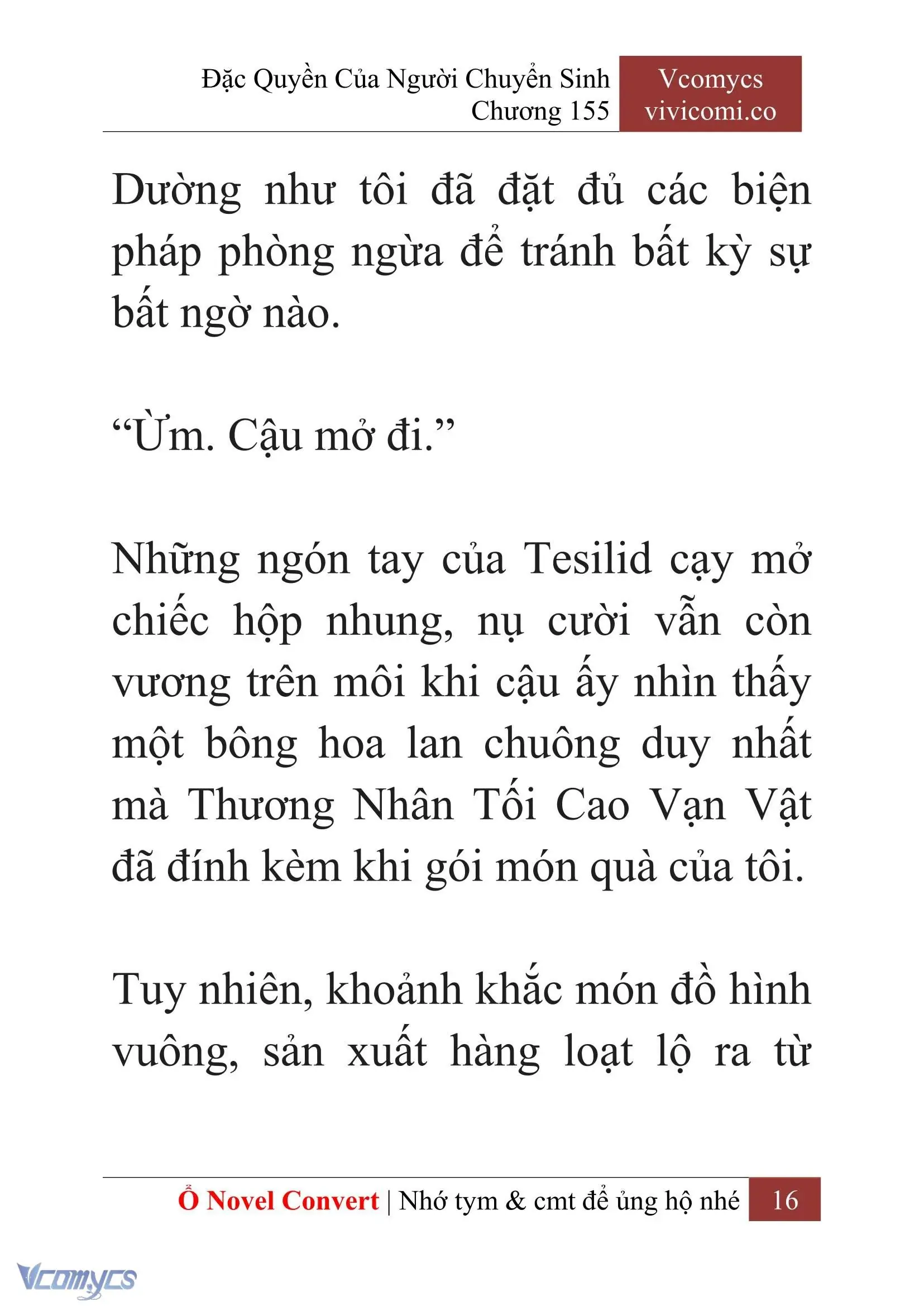 [Novel] Đặc Quyền Của Người Chuyển Sinh Chapter 155 - Trang 19