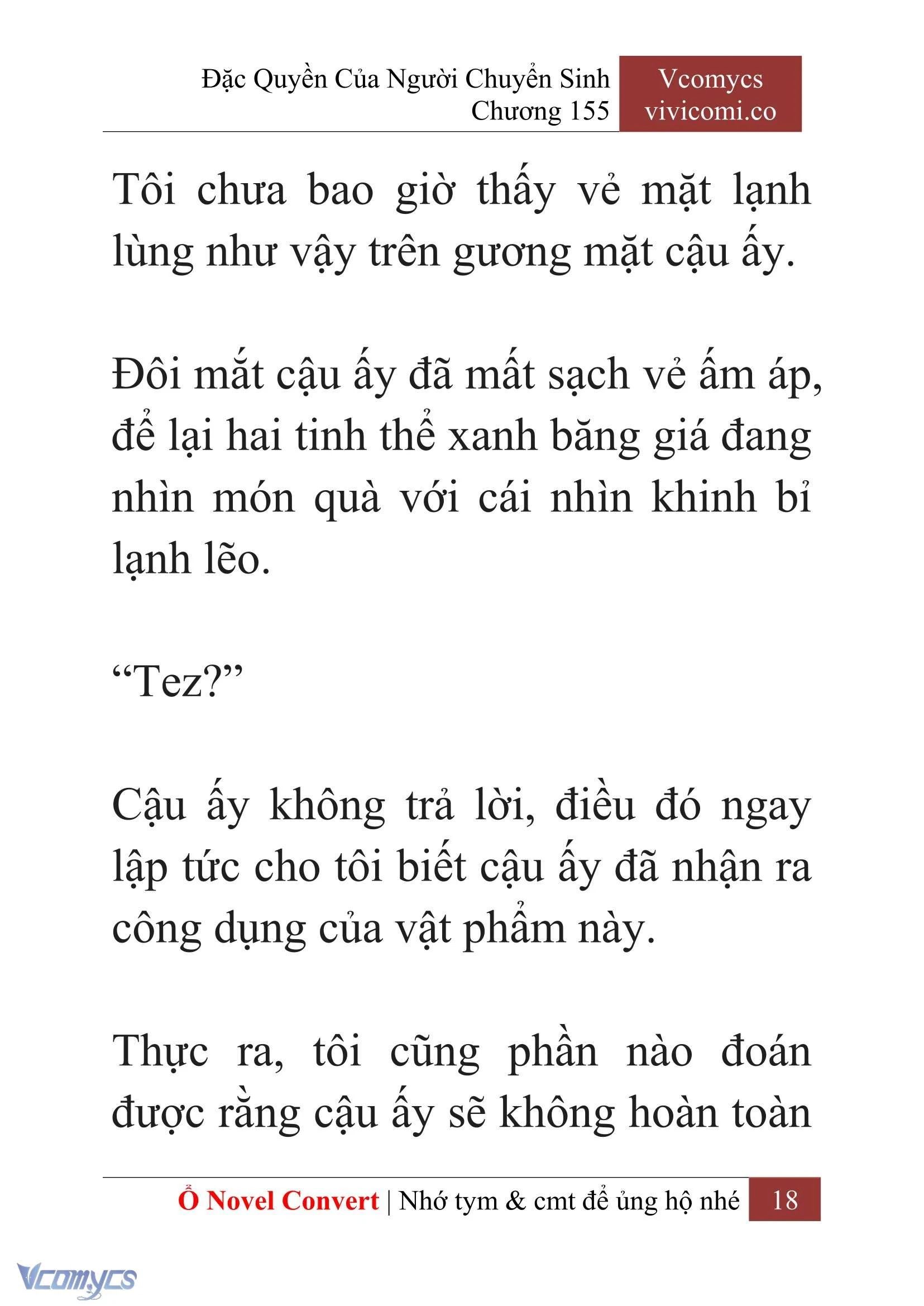 [Novel] Đặc Quyền Của Người Chuyển Sinh Chapter 155 - Trang 21